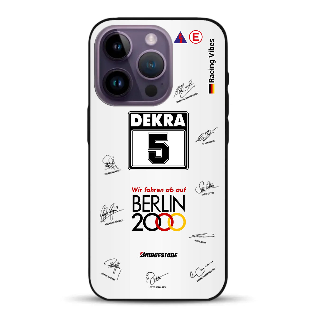 190E DTM 1992 Berlin 2000 Ellen Lohr Livery - Custodia per cellulare personalizzata per iPhone