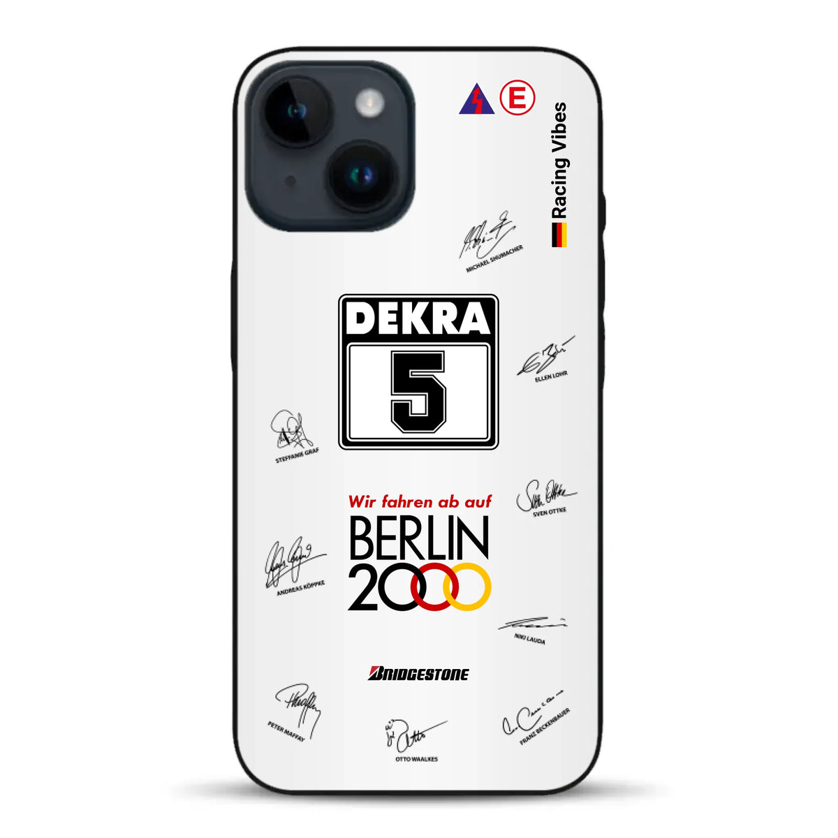 190E DTM 1992 Berlin 2000 Ellen Lohr Livery - Custodia per cellulare personalizzata per iPhone