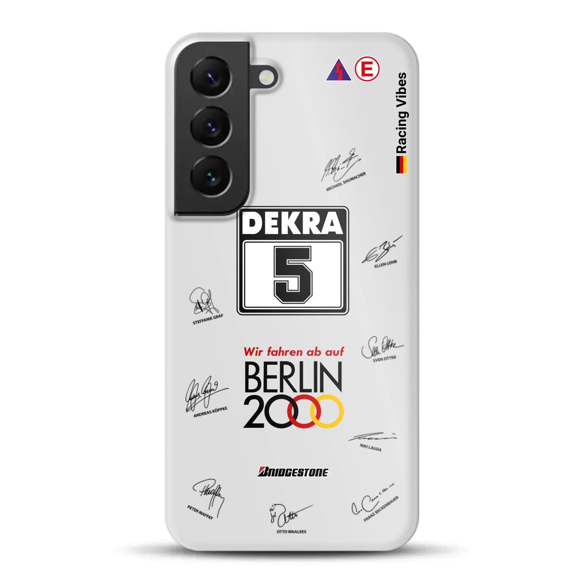 190E DTM 1992 Berlin 2000 Ellen Lohr Livery - Individuelle Hardcase Hülle für Samsung