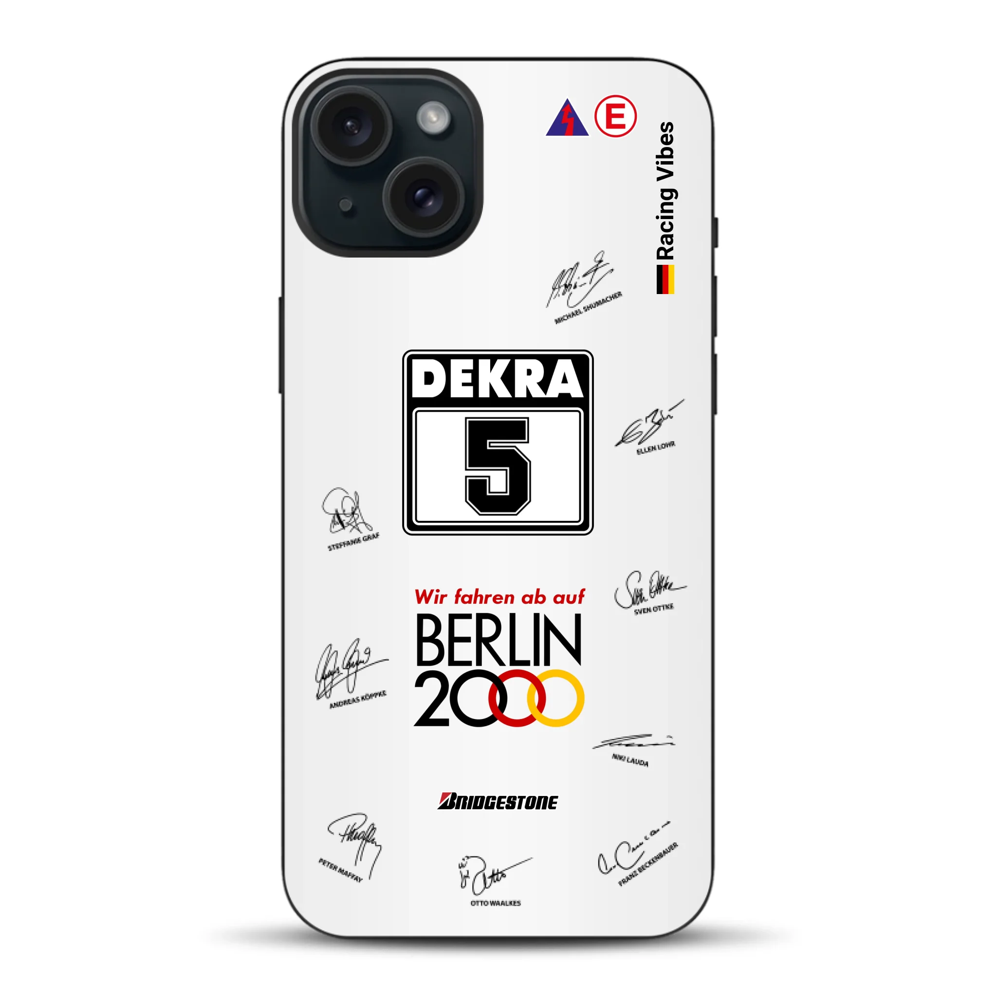 190E DTM 1992 Berlin 2000 Ellen Lohr Livery - Custodia per cellulare personalizzata per iPhone