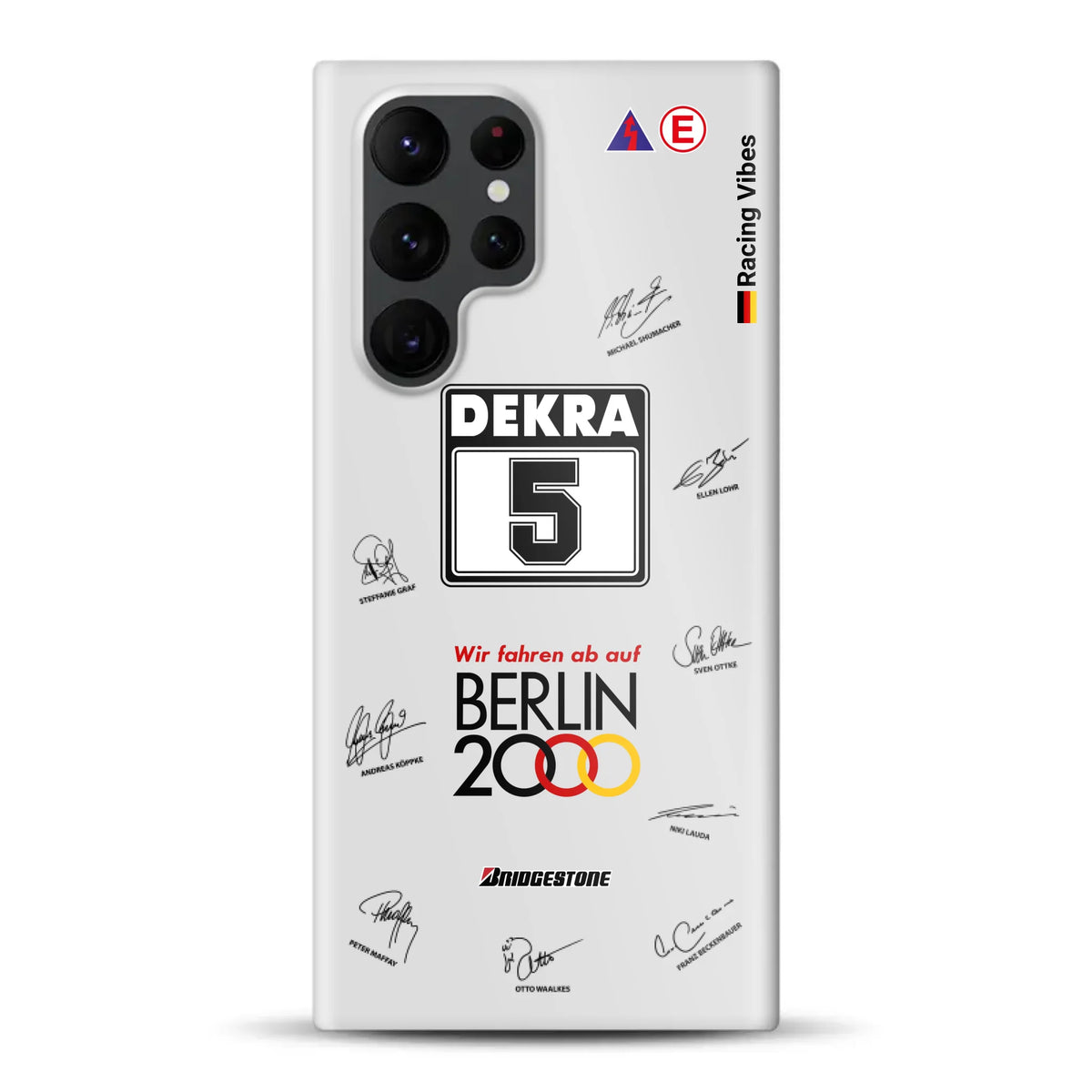 190E DTM 1992 Berlin 2000 Ellen Lohr Livery - Individuelle Hardcase Hülle für Samsung