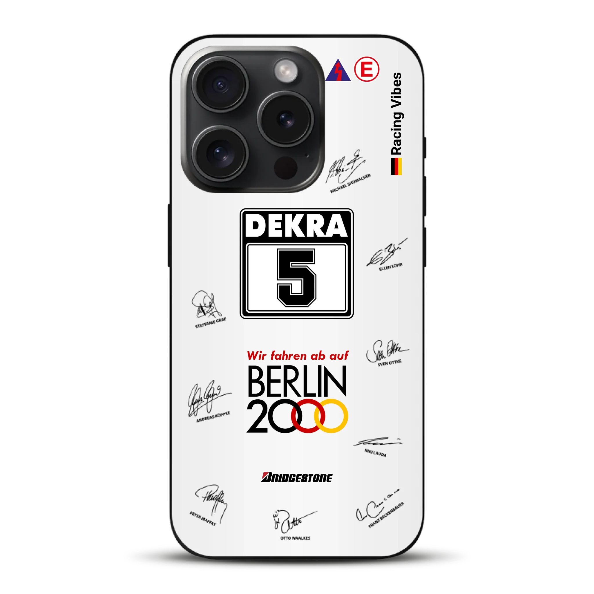 190E DTM 1992 Berlin 2000 Ellen Lohr Livery - Custodia per cellulare personalizzata per iPhone