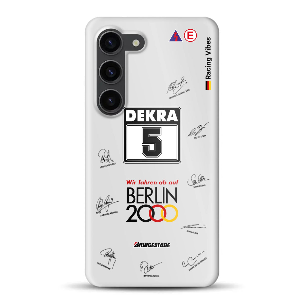 190E DTM 1992 Berlin 2000 Ellen Lohr Livery - Individuelle Hardcase Hülle für Samsung