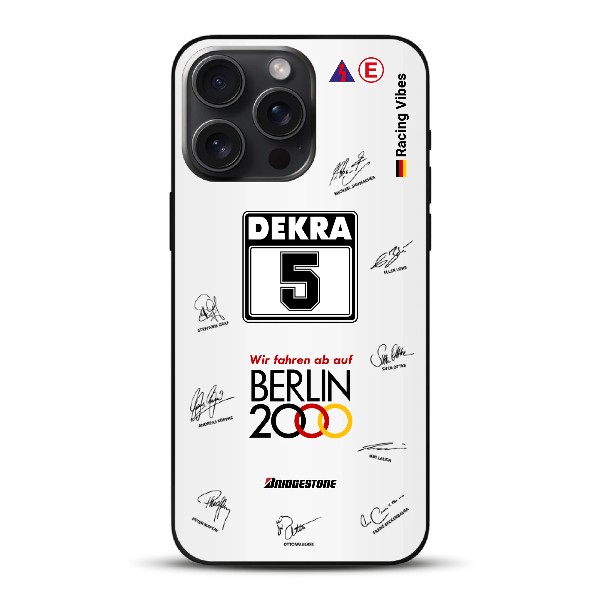 190E DTM 1992 Berlin 2000 Ellen Lohr Livery - Custodia per cellulare personalizzata per iPhone
