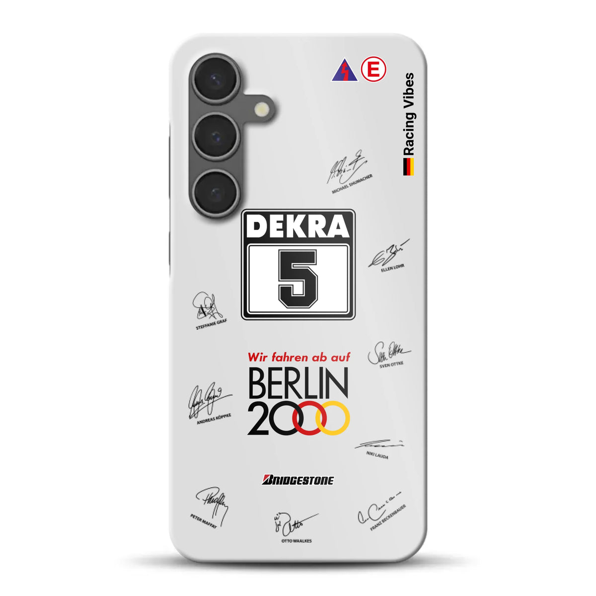 190E DTM 1992 Berlin 2000 Ellen Lohr Livery - Individuelle Hardcase Hülle für Samsung