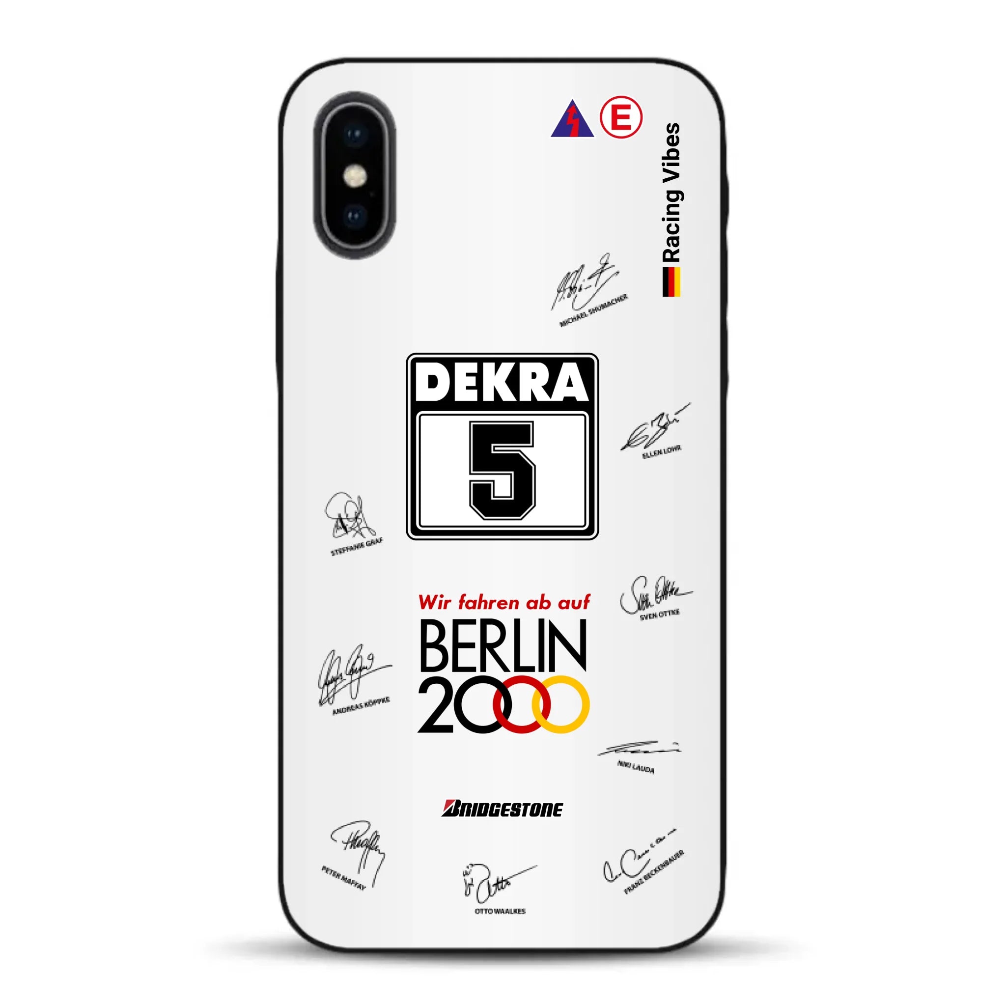 190E DTM 1992 Berlin 2000 Ellen Lohr Livery - Custodia per cellulare personalizzata per iPhone