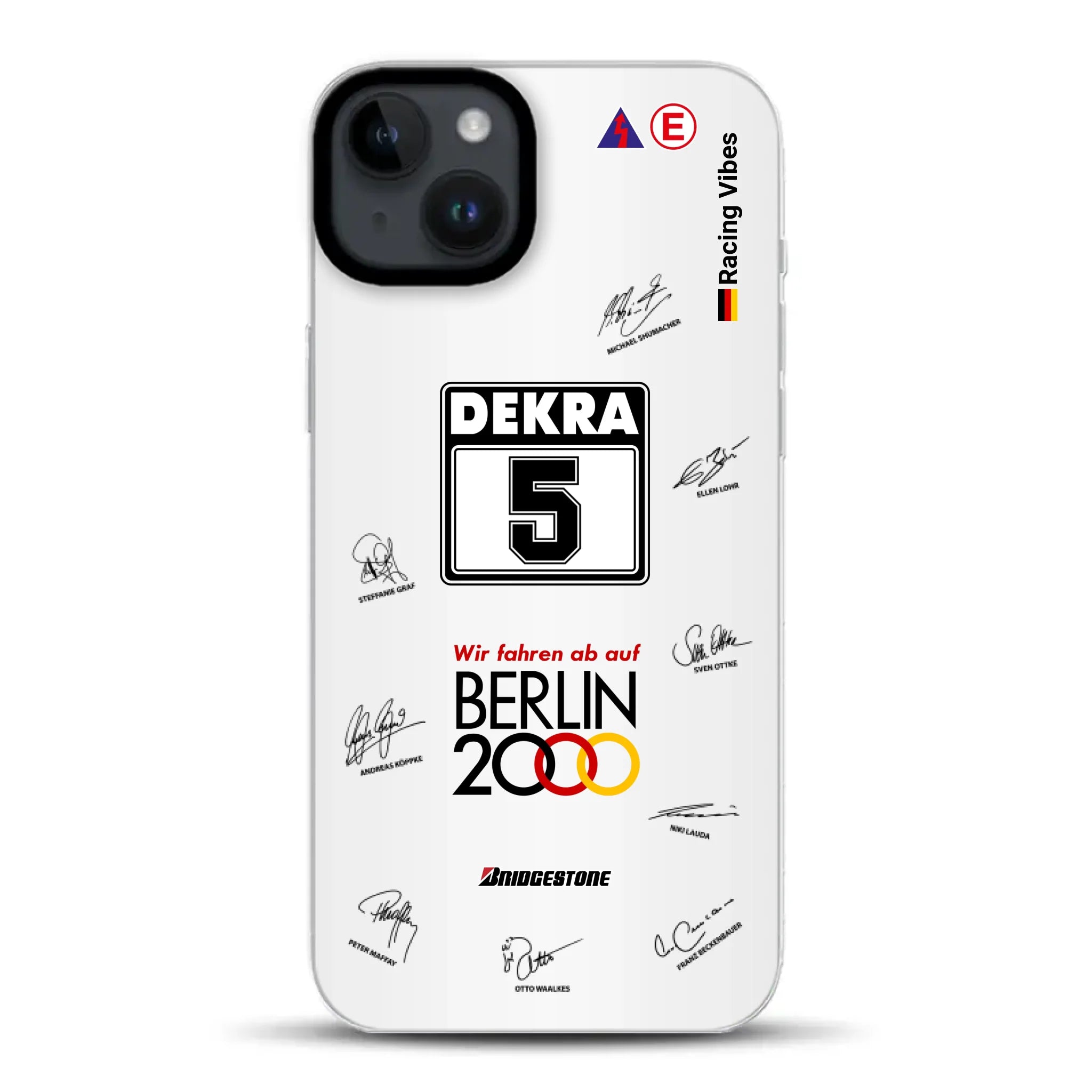 190E DTM 1992 Berlin 2000 Ellen Lohr Livery - Custodia per cellulare personalizzata per iPhone