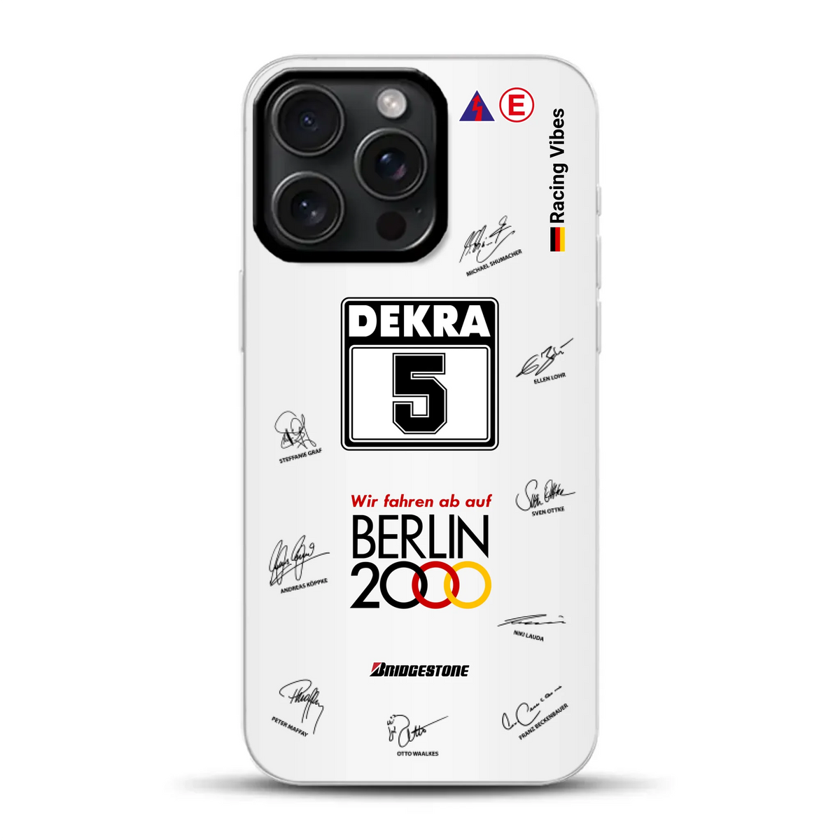 190E DTM 1992 Berlin 2000 Ellen Lohr Livery - Custodia per cellulare personalizzata per iPhone