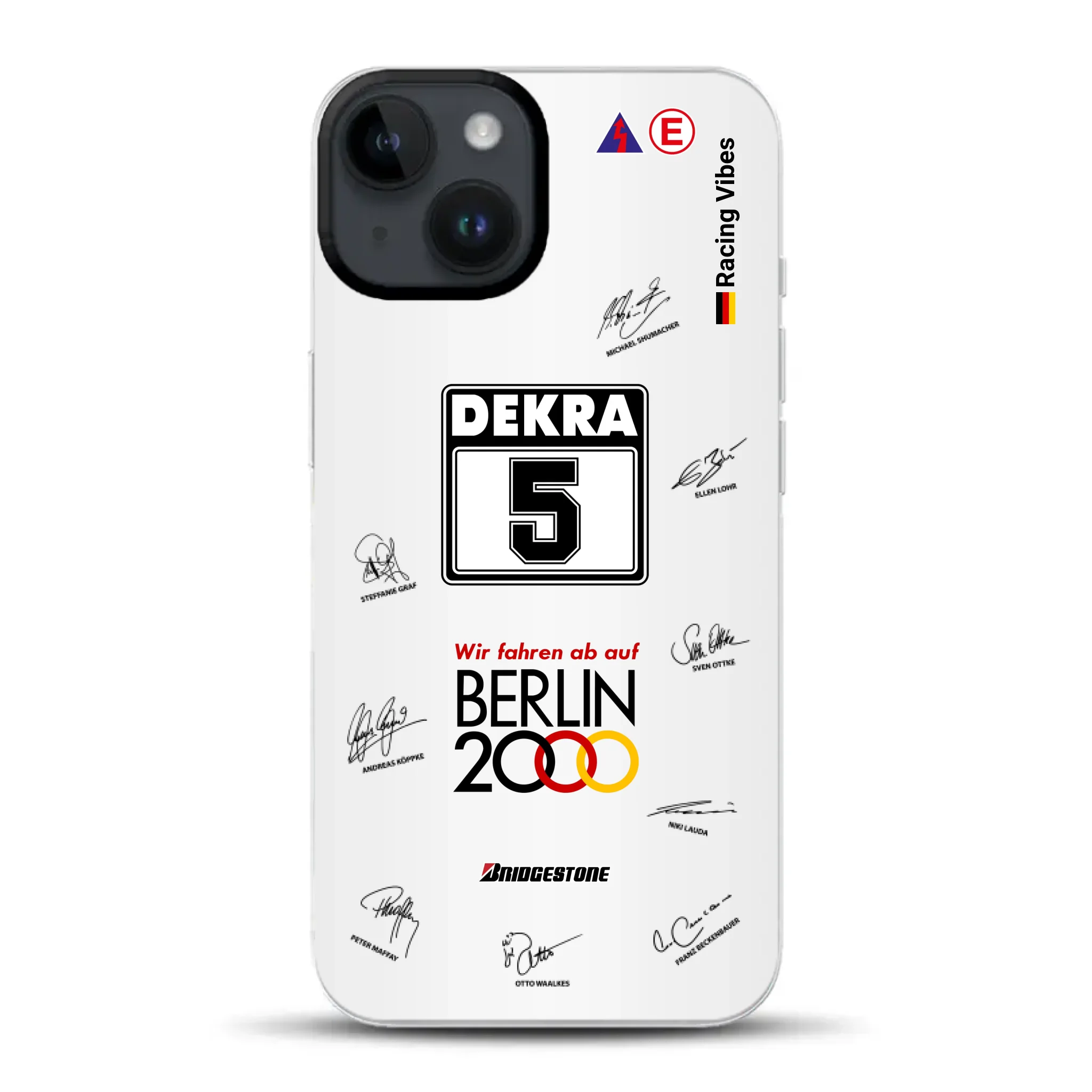 190E DTM 1992 Berlin 2000 Ellen Lohr Livery - Custodia per cellulare personalizzata per iPhone