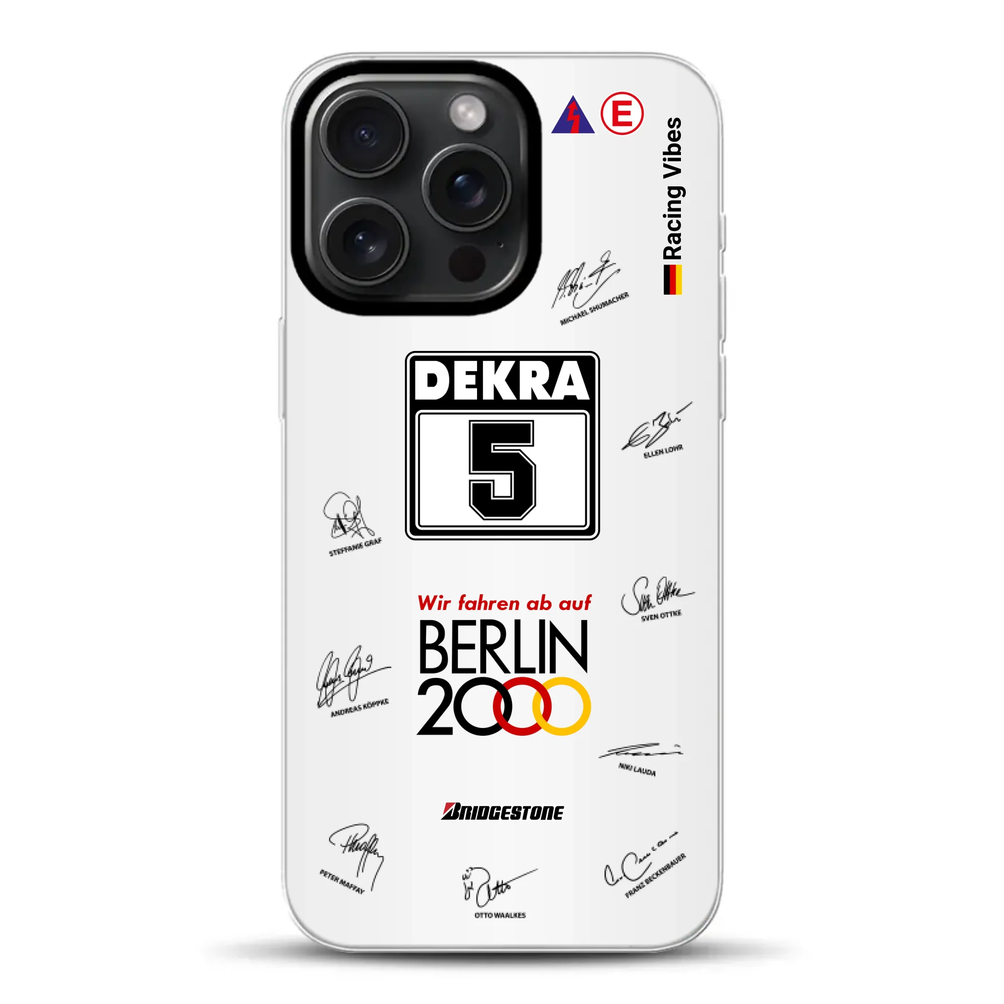 190E DTM 1992 Berlin 2000 Ellen Lohr Livery - Custodia per cellulare personalizzata per iPhone