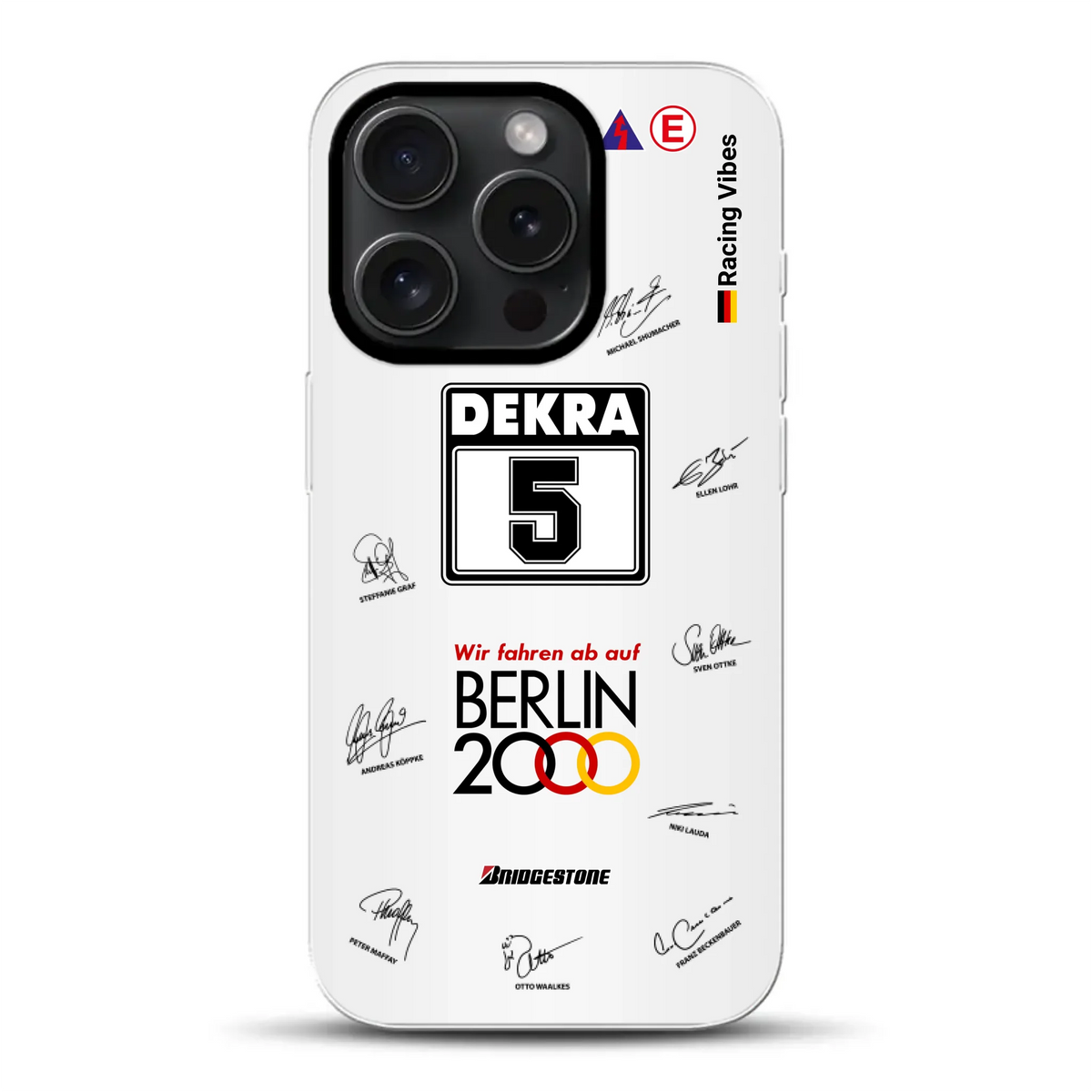 190E DTM 1992 Berlin 2000 Ellen Lohr Livery - Custodia per cellulare personalizzata per iPhone