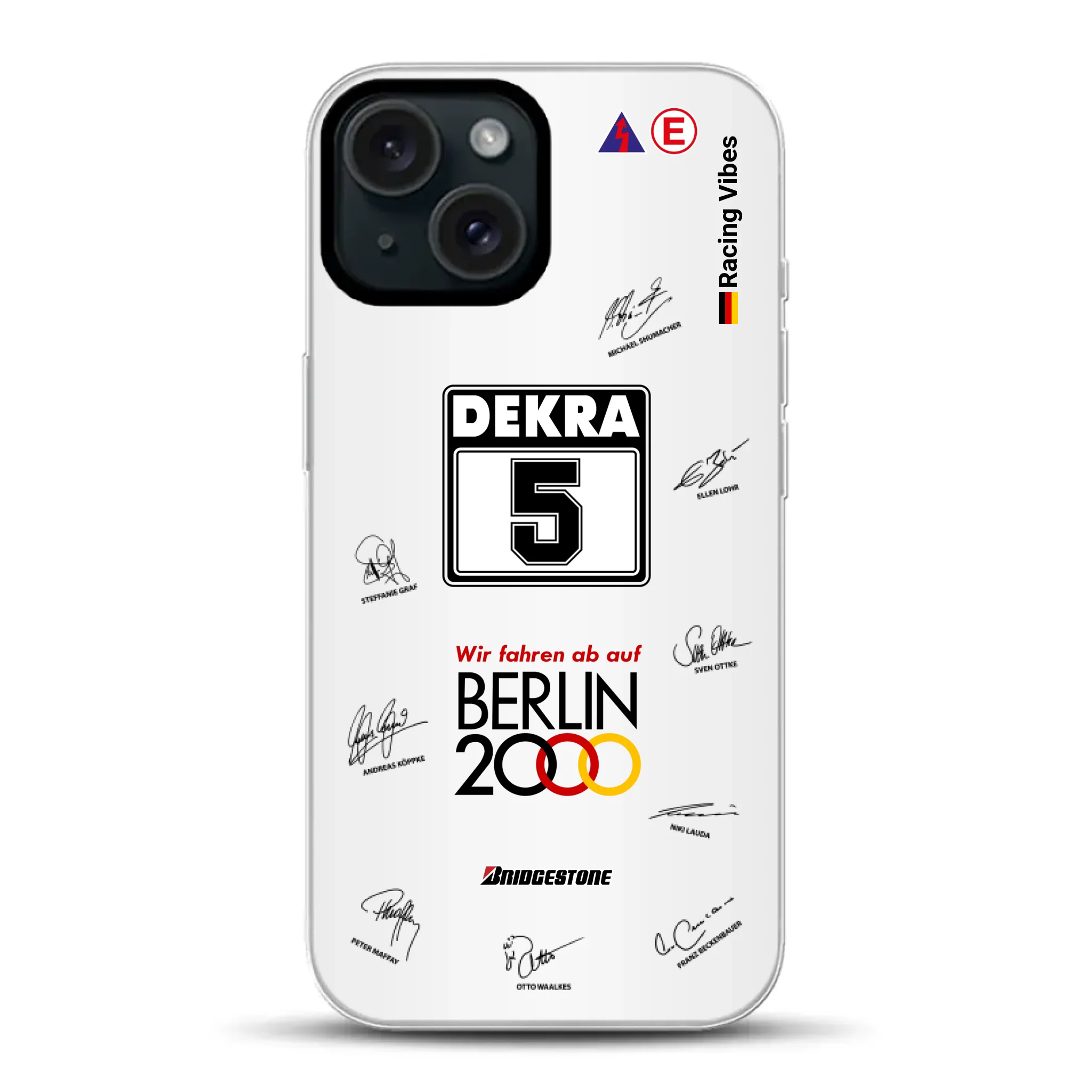 190E DTM 1992 Berlin 2000 Ellen Lohr Livery - Custodia per cellulare personalizzata per iPhone