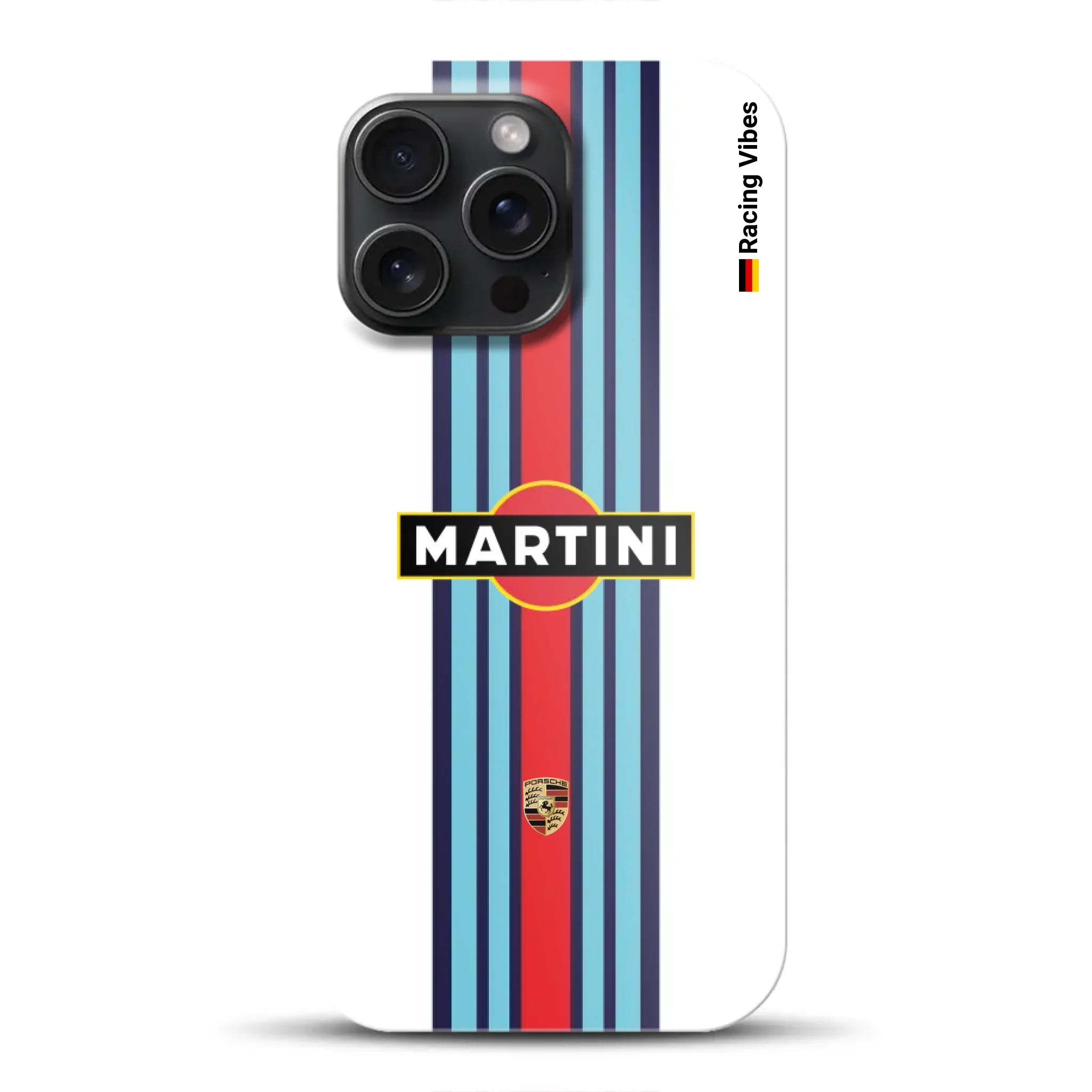 Martini Porsche Livery #1 - Individuelle Premium Hülle für iPhone