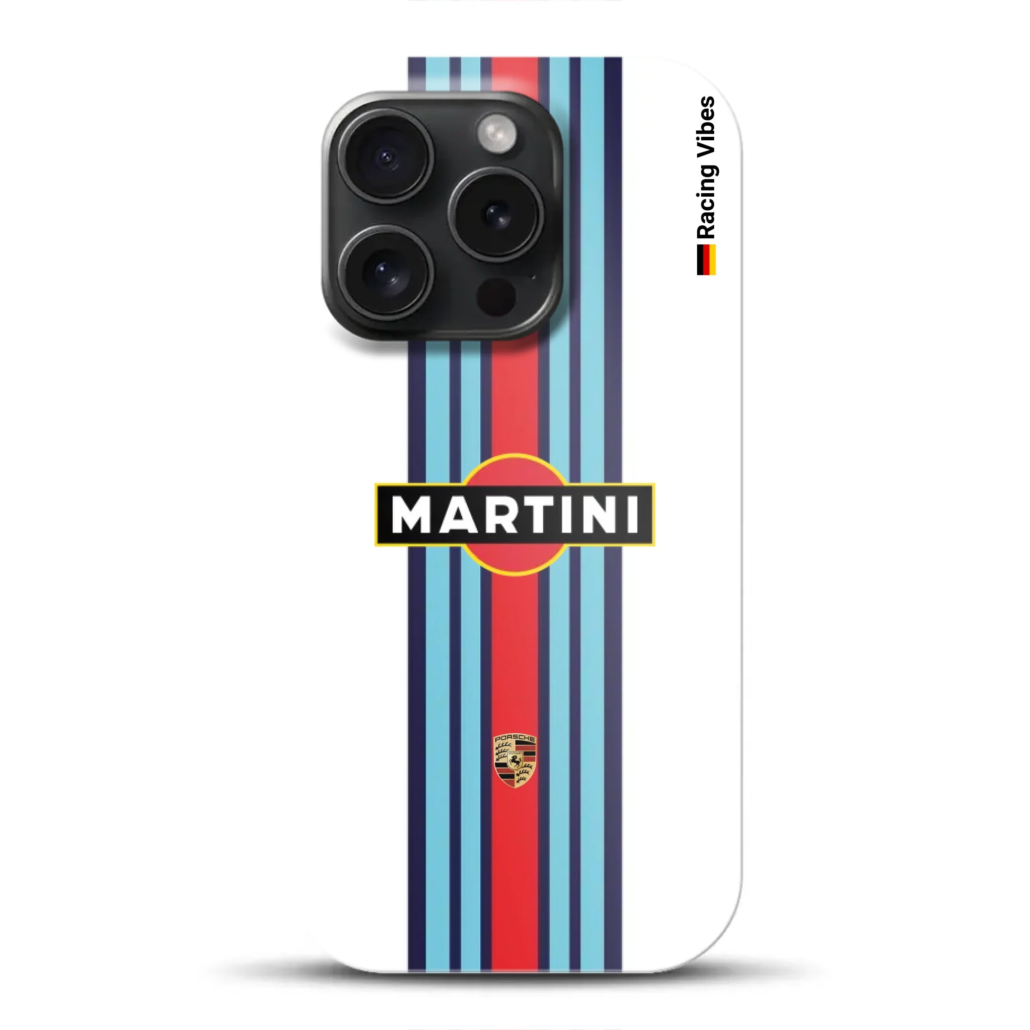 Martini Porsche Livery #1 - Individuelle Premium Hülle für iPhone
