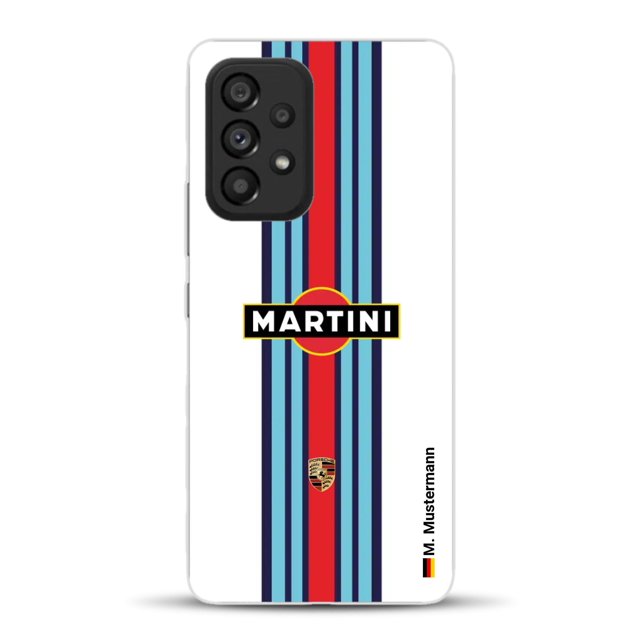 Martini Porsche Livery #1 - Custodia per cellulare personalizzata per Samsung