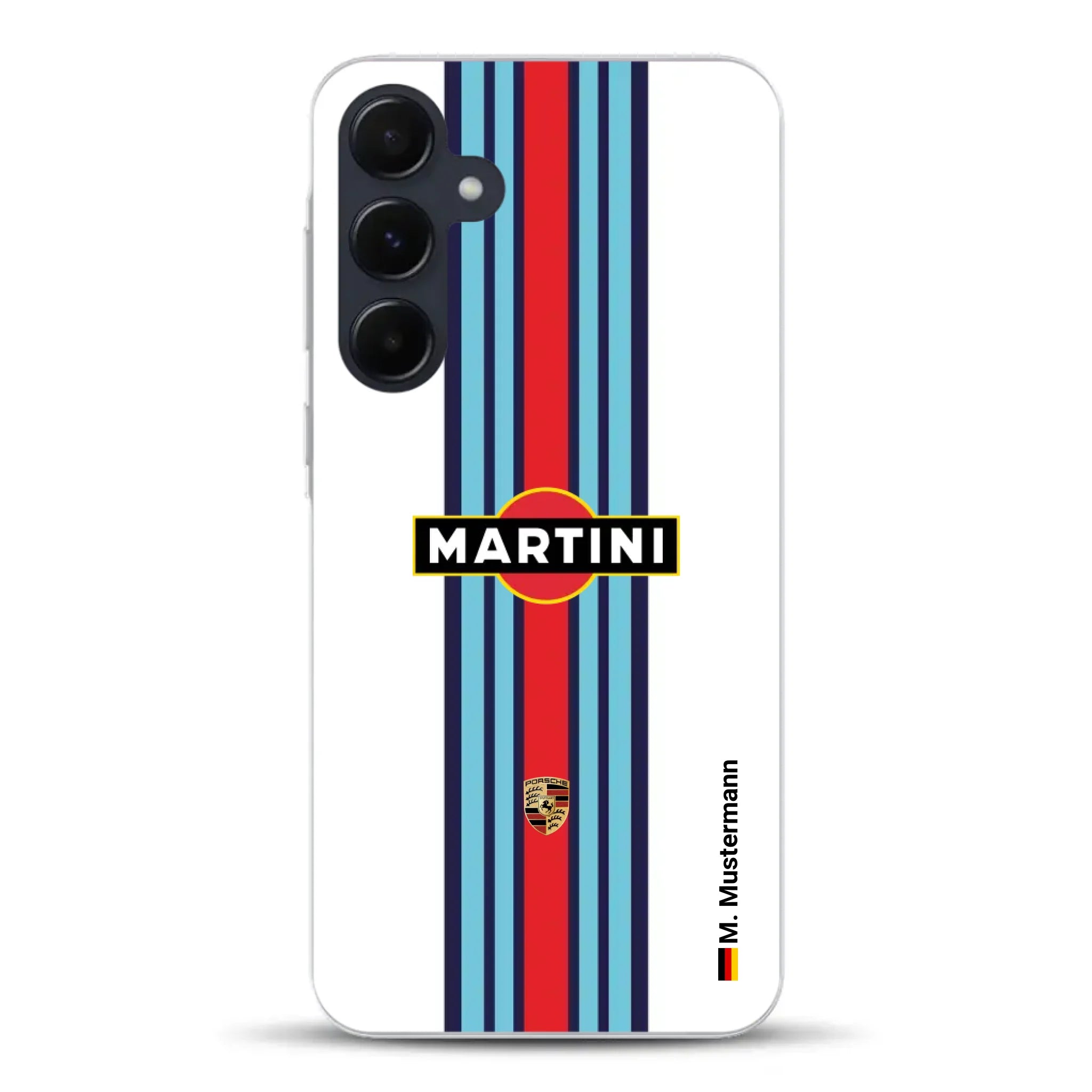 Martini Porsche Livery #1 - Custodia per cellulare personalizzata per Samsung