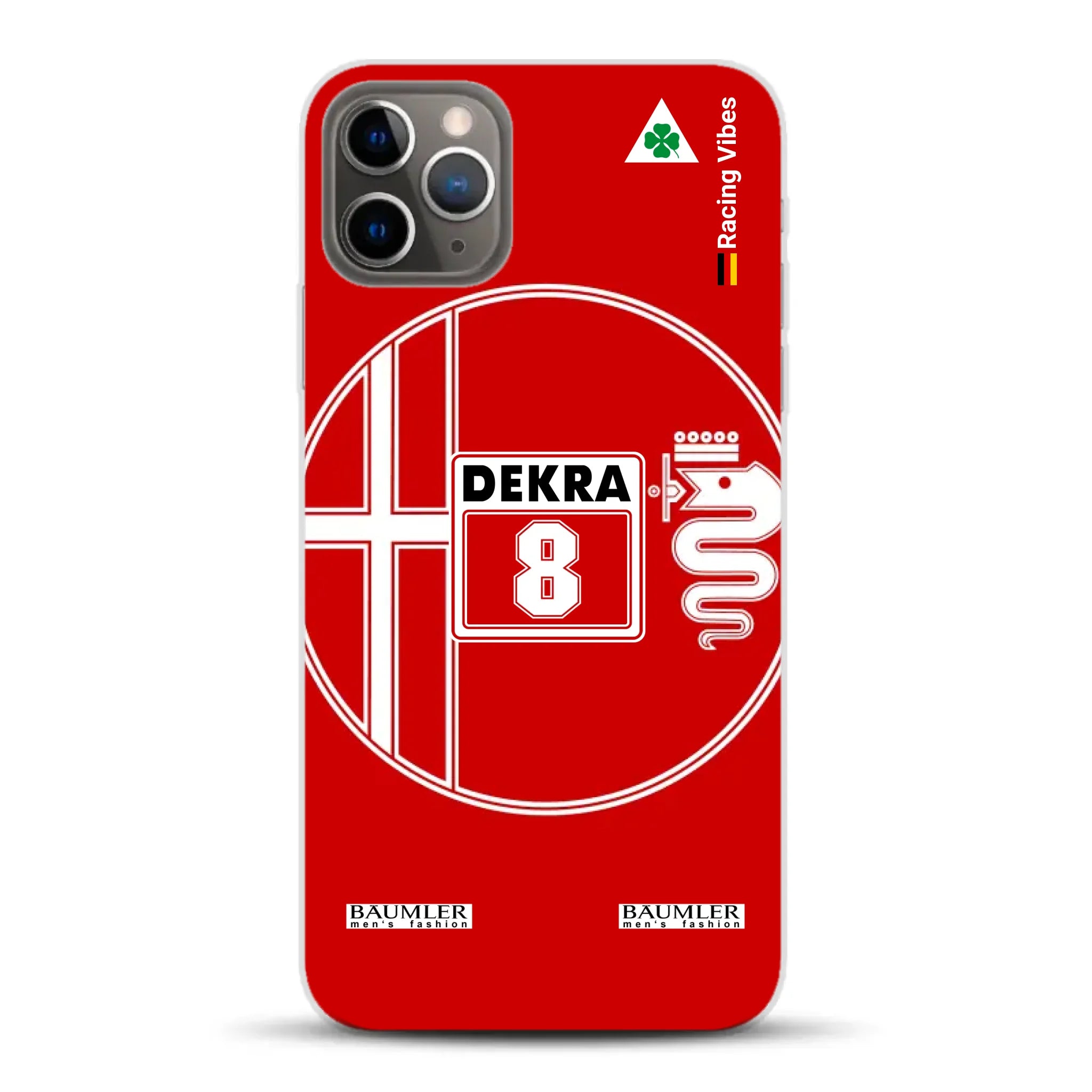 155 V6 TI #8 Larini DTM Champion 1993 Livery - Custodia per cellulare personalizzata per iPhone