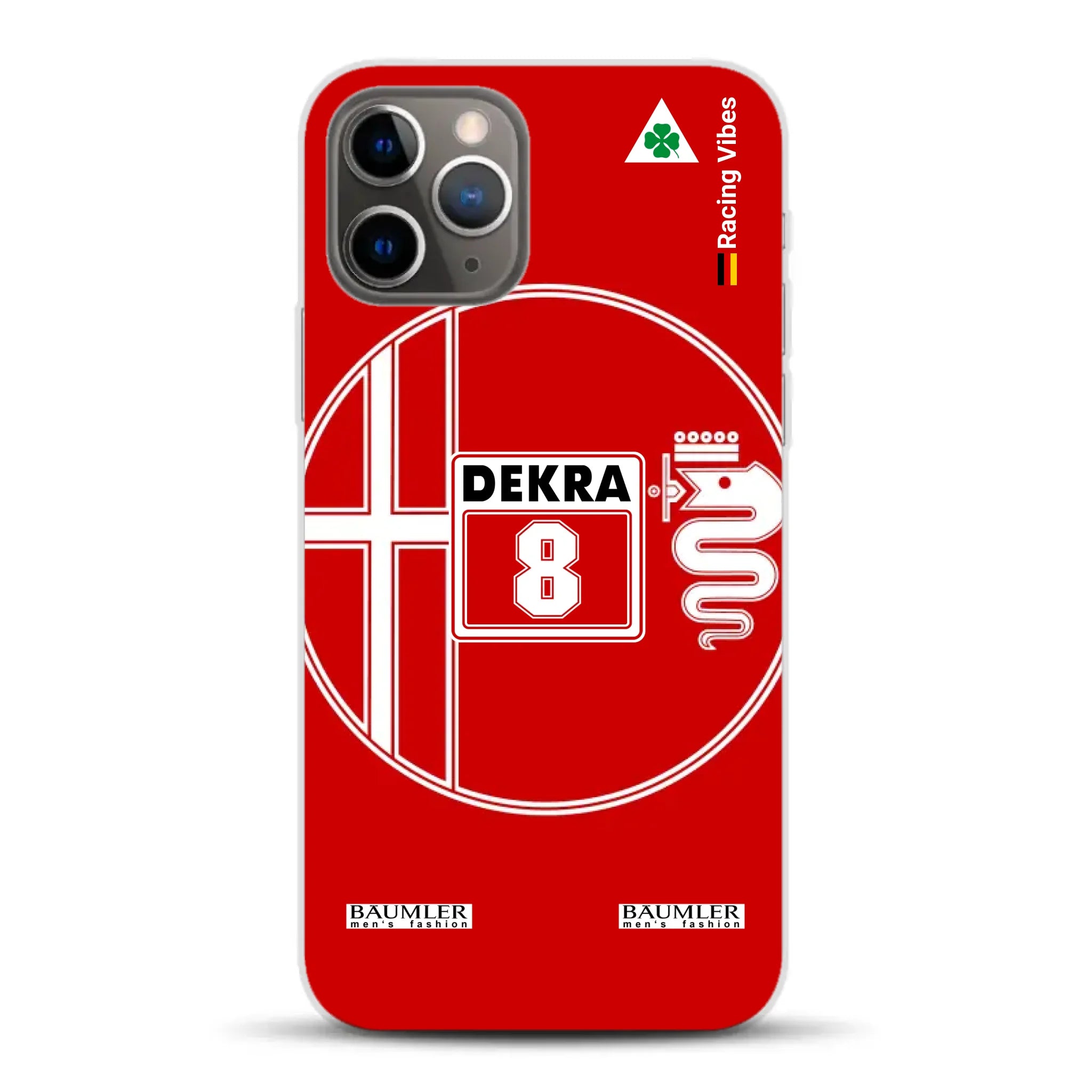 155 V6 TI #8 Larini DTM Champion 1993 Livery - Custodia per cellulare personalizzata per iPhone