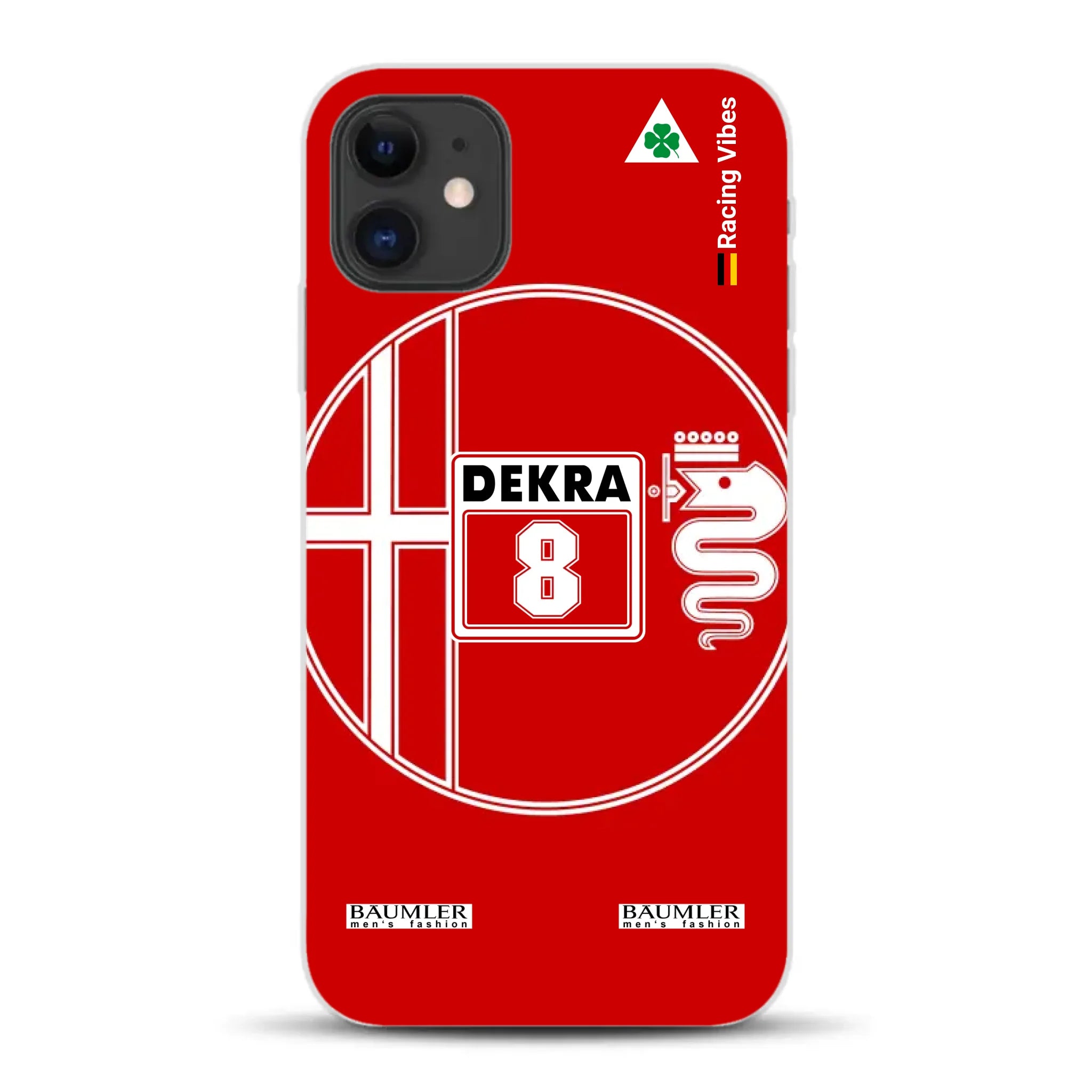 155 V6 TI #8 Larini DTM Champion 1993 Livery - Custodia per cellulare personalizzata per iPhone