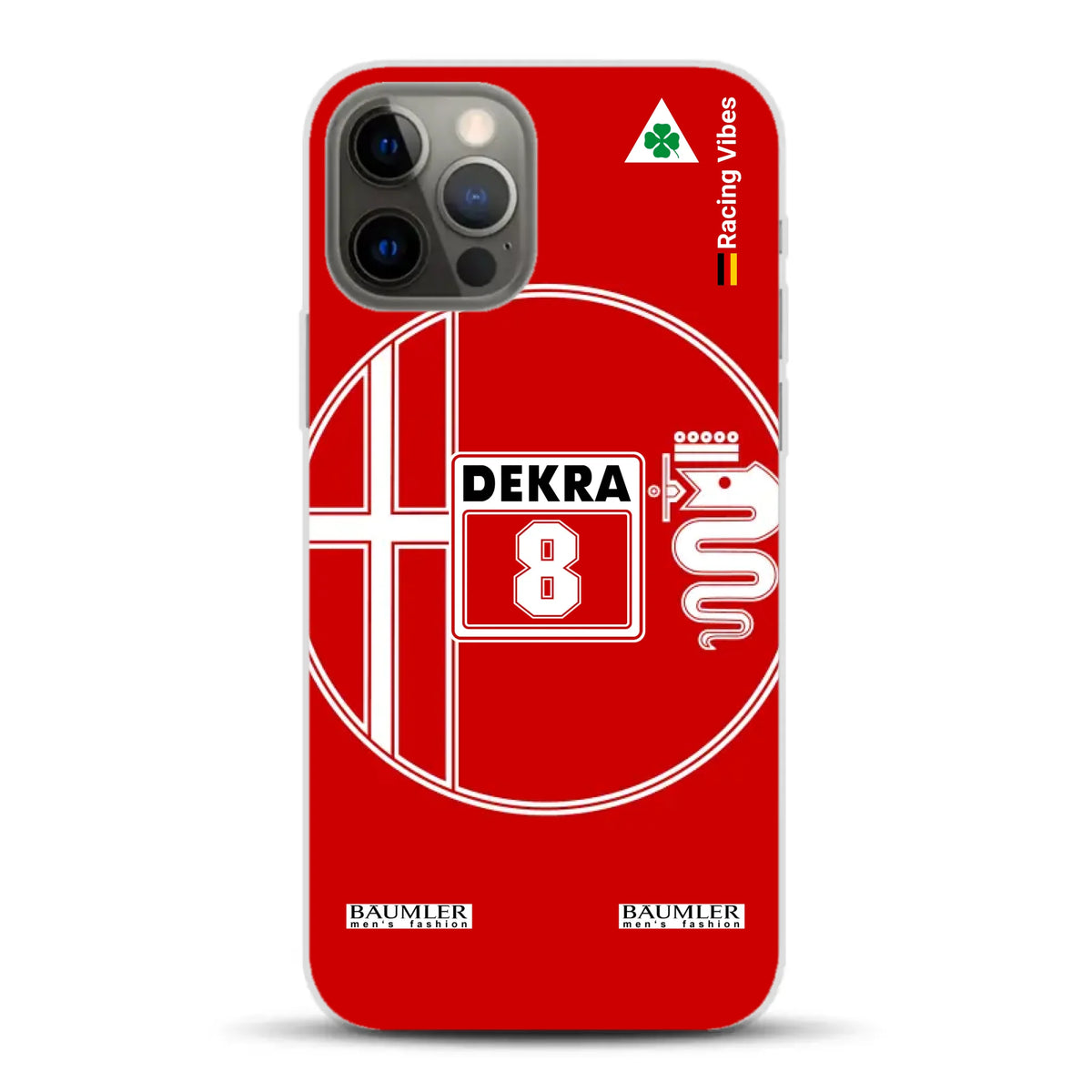 155 V6 TI #8 Larini DTM Champion 1993 Livery - Custodia per cellulare personalizzata per iPhone