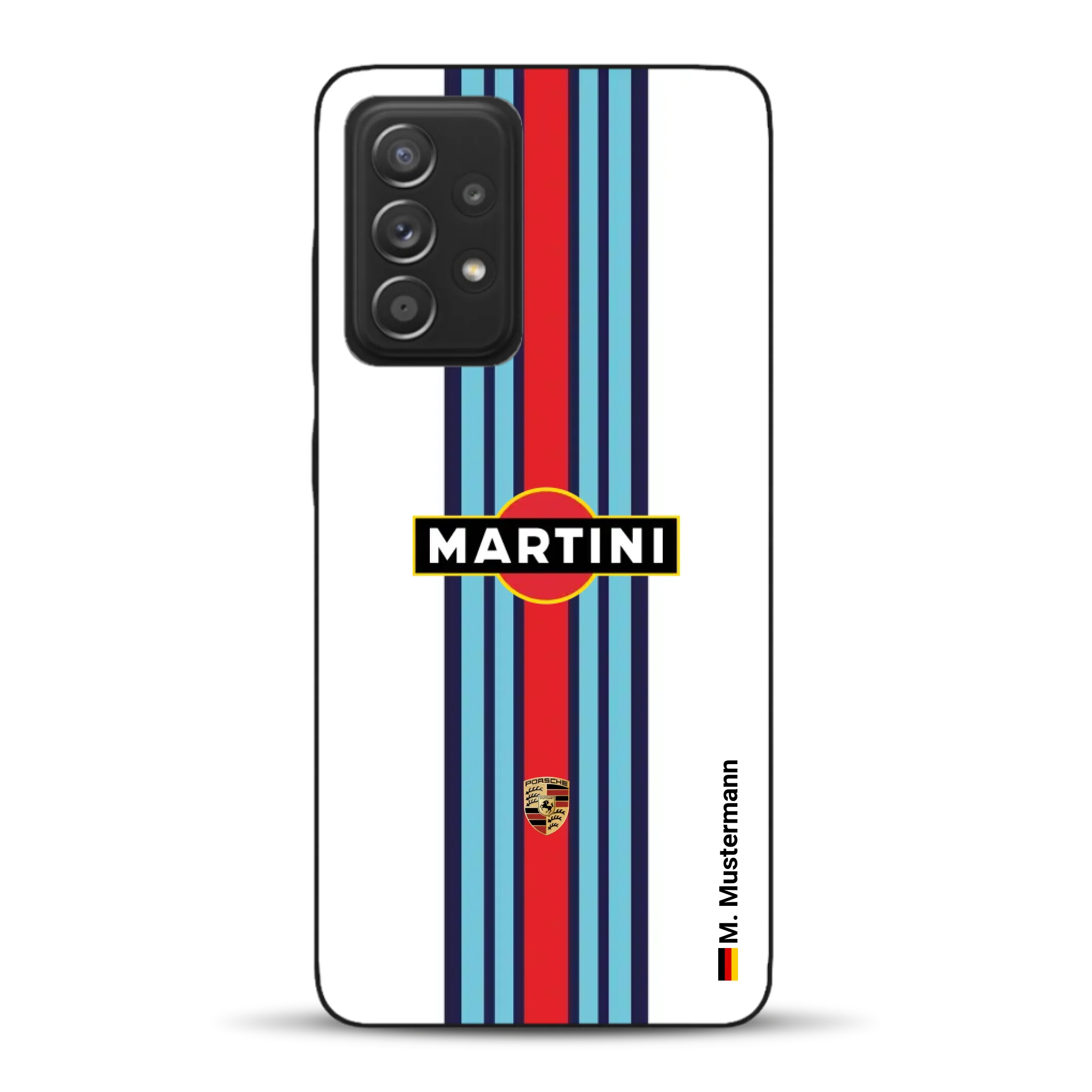 Martini Porsche Livery #1 - Custodia per cellulare personalizzata per Samsung
