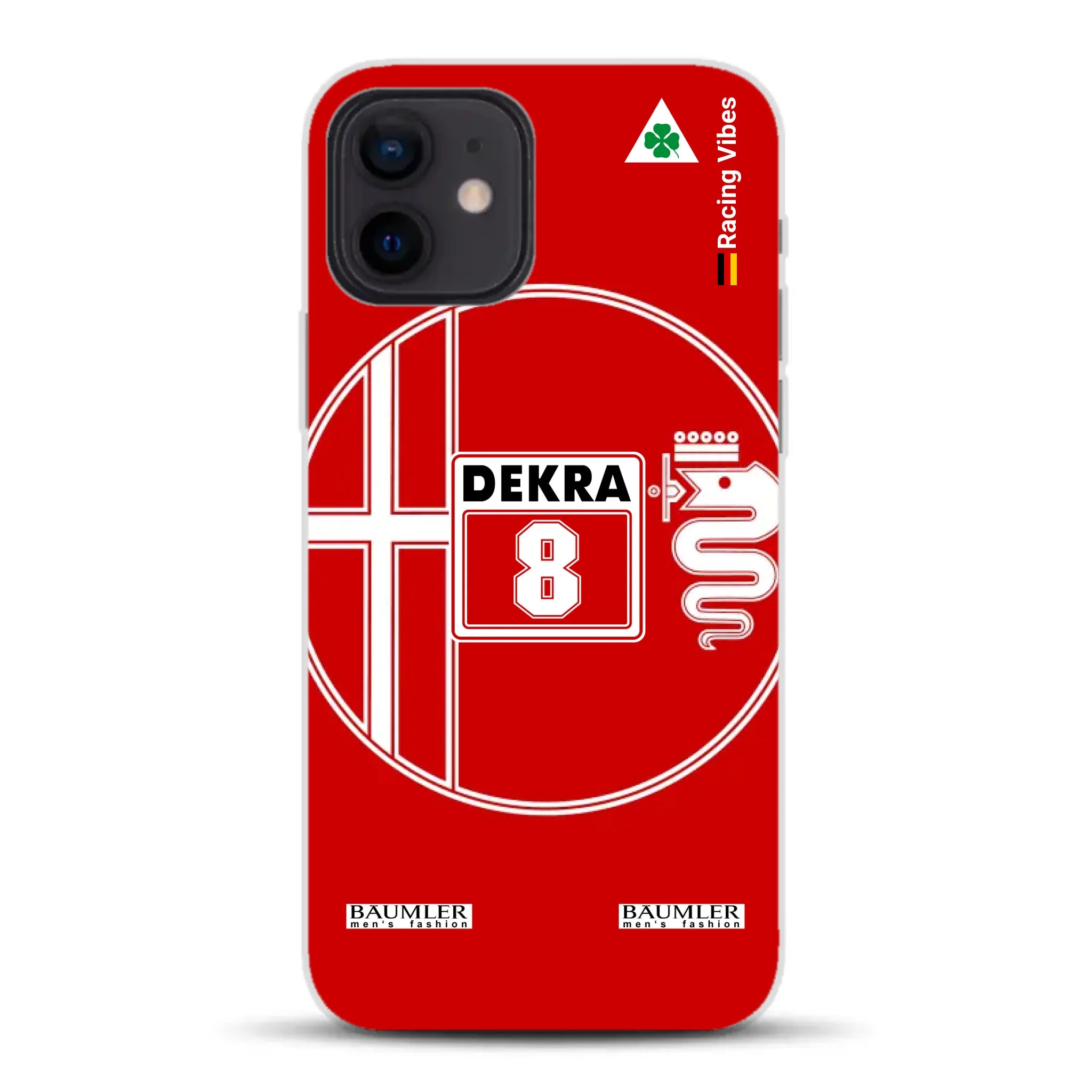 155 V6 TI #8 Larini DTM Champion 1993 Livery - Custodia per cellulare personalizzata per iPhone