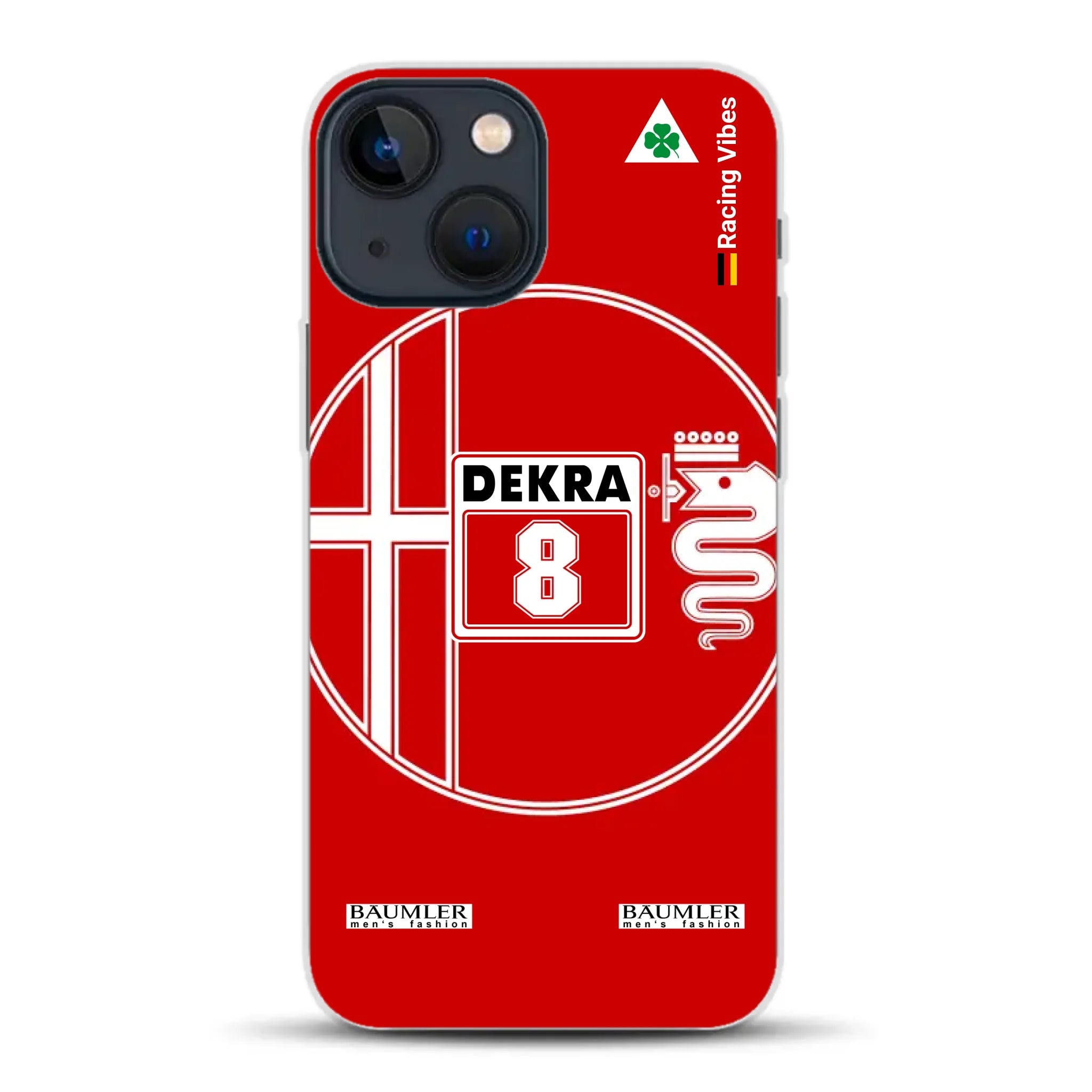 155 V6 TI #8 Larini DTM Champion 1993 Livery - Custodia per cellulare personalizzata per iPhone