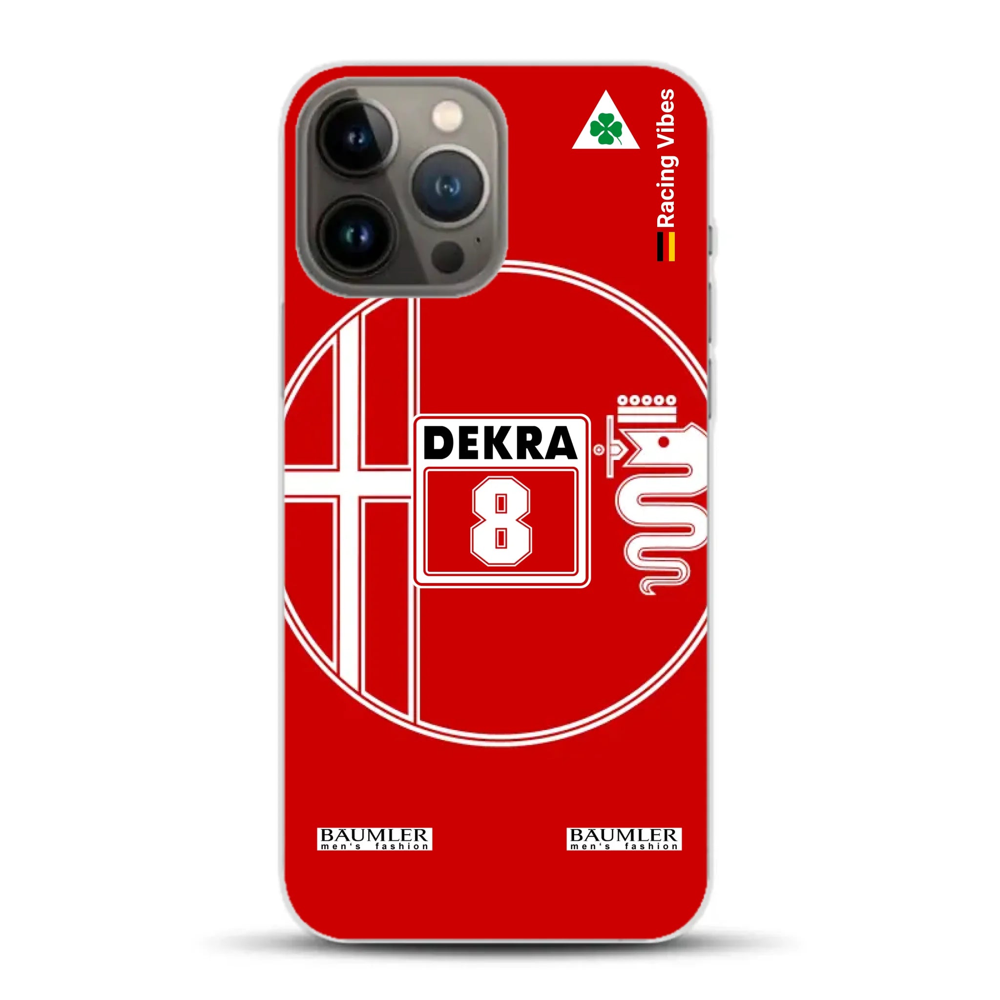 155 V6 TI #8 Larini DTM Champion 1993 Livery - Custodia per cellulare personalizzata per iPhone