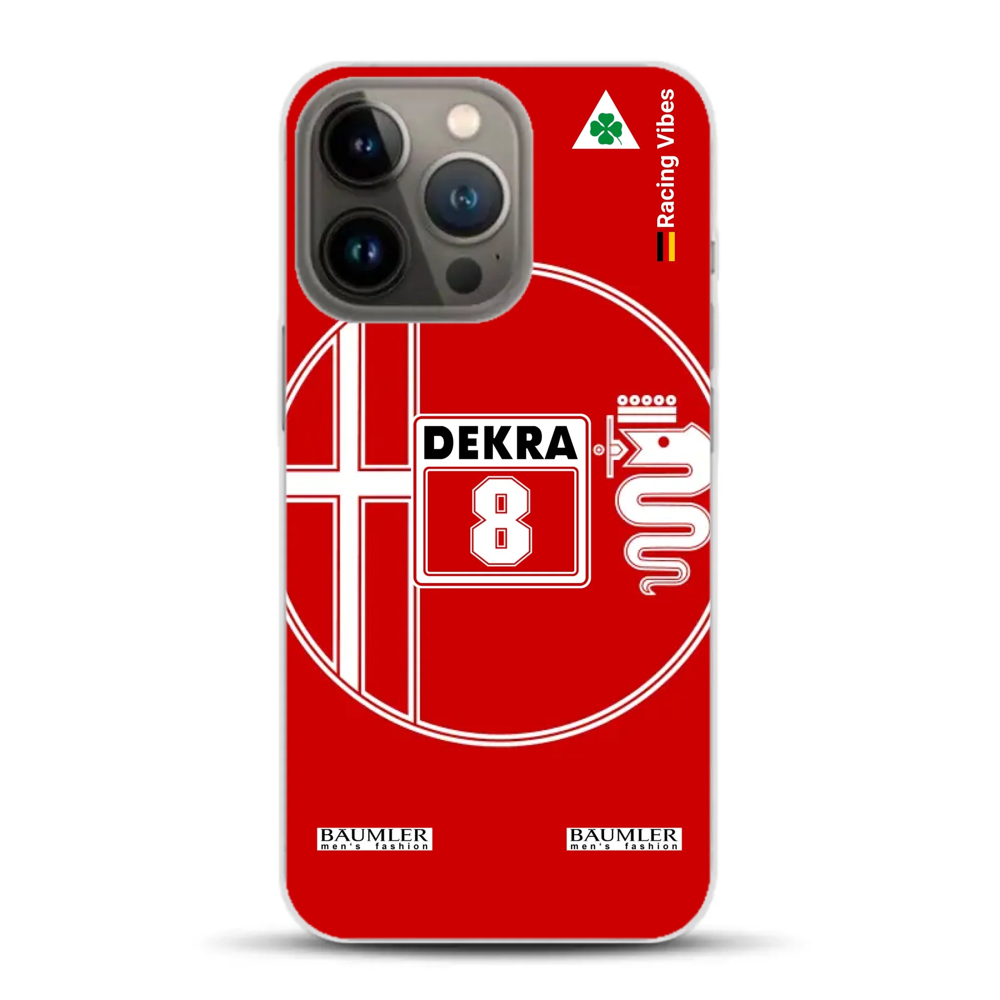 155 V6 TI #8 Larini DTM Champion 1993 Livery - Custodia per cellulare personalizzata per iPhone