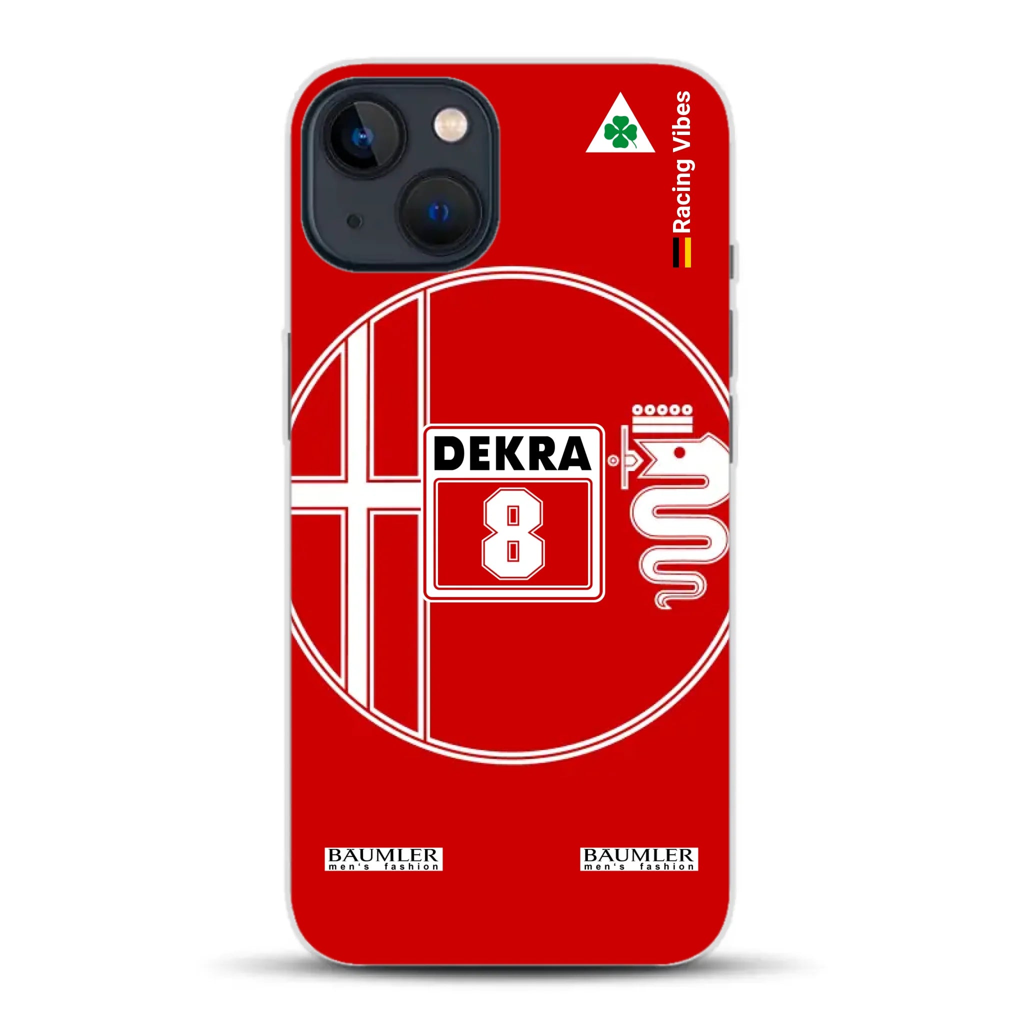 155 V6 TI #8 Larini DTM Champion 1993 Livery - Custodia per cellulare personalizzata per iPhone