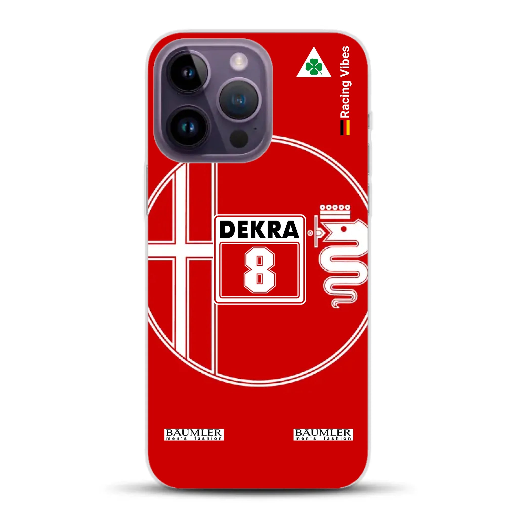 155 V6 TI #8 Larini DTM Champion 1993 Livery - Custodia per cellulare personalizzata per iPhone