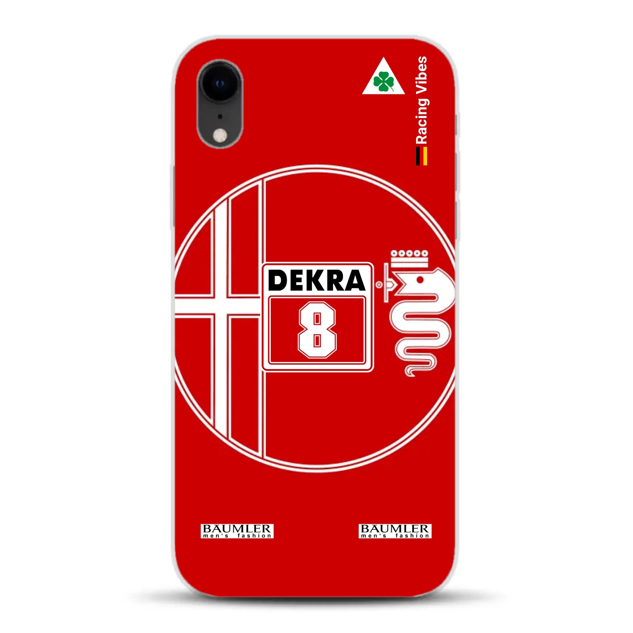 155 V6 TI #8 Larini DTM Champion 1993 Livery - Custodia per cellulare personalizzata per iPhone