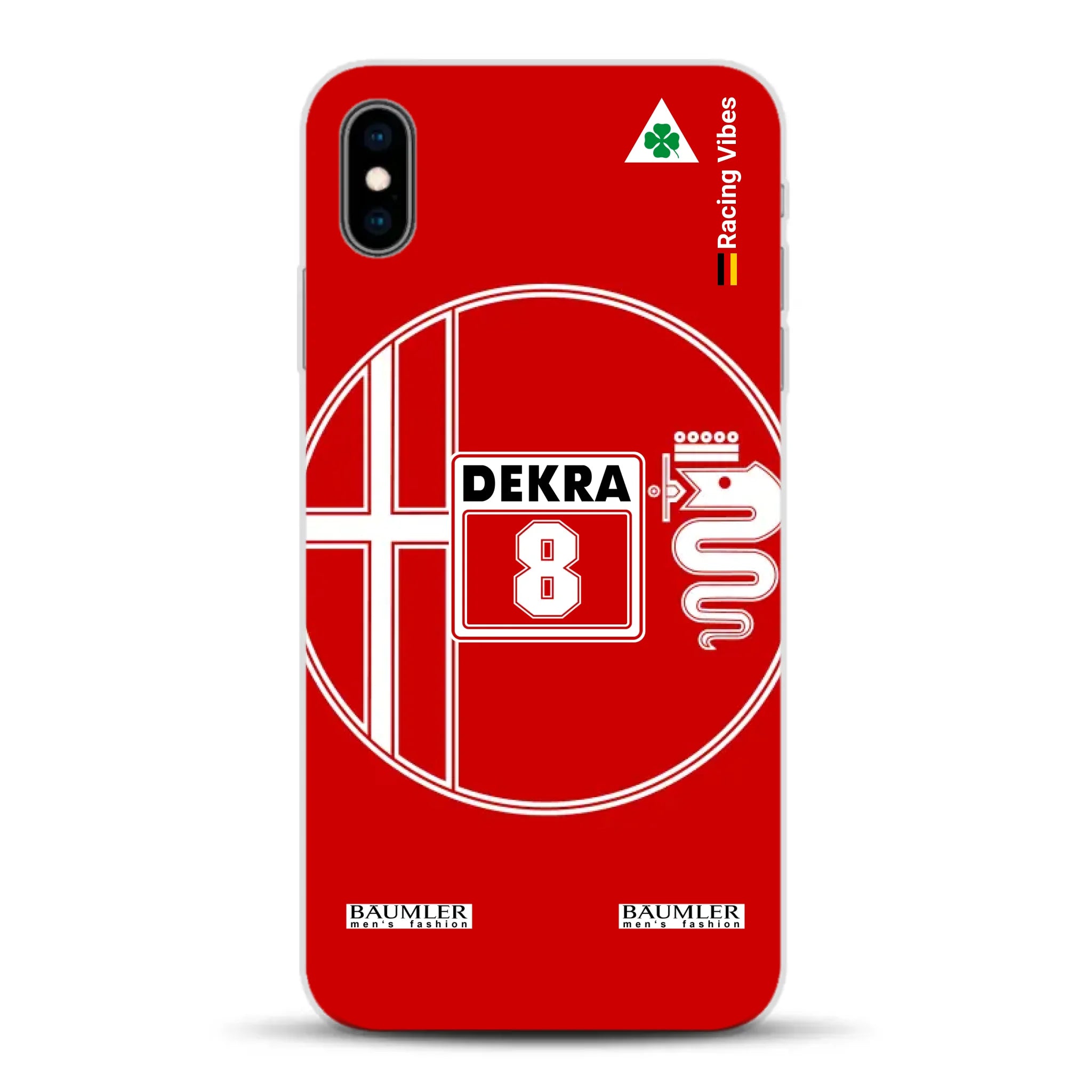 155 V6 TI #8 Larini DTM Champion 1993 Livery - Custodia per cellulare personalizzata per iPhone