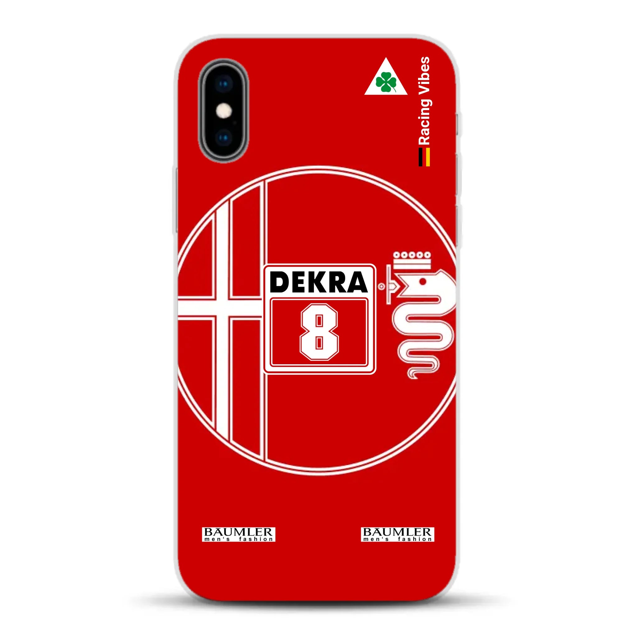 155 V6 TI #8 Larini DTM Champion 1993 Livery - Custodia per cellulare personalizzata per iPhone