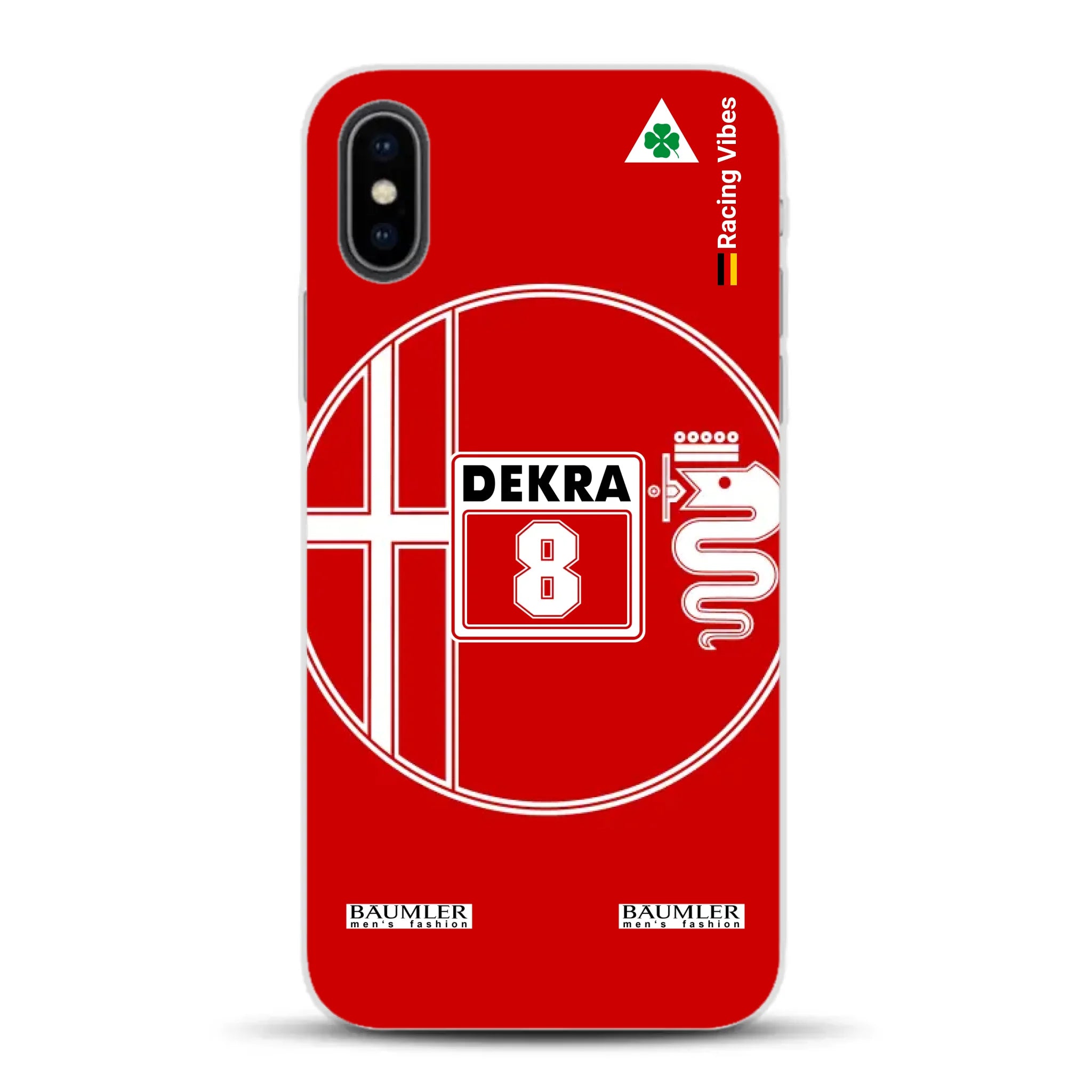 155 V6 TI #8 Larini DTM Champion 1993 Livery - Custodia per cellulare personalizzata per iPhone