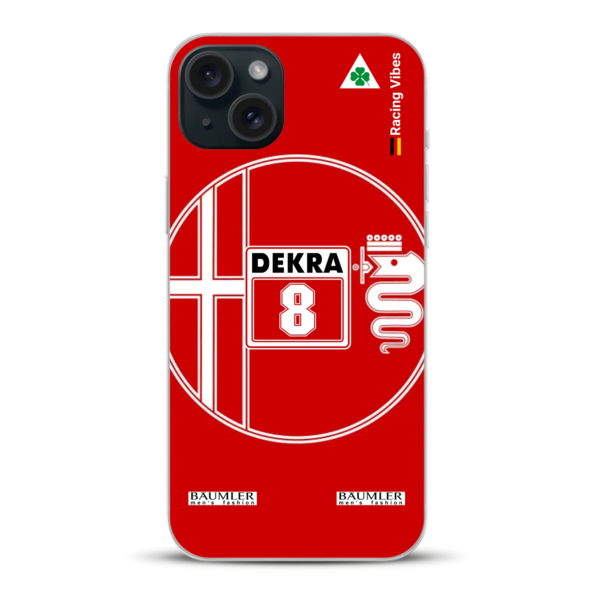 155 V6 TI #8 Larini DTM Champion 1993 Livery - Individuelle Handyhülle für iPhone