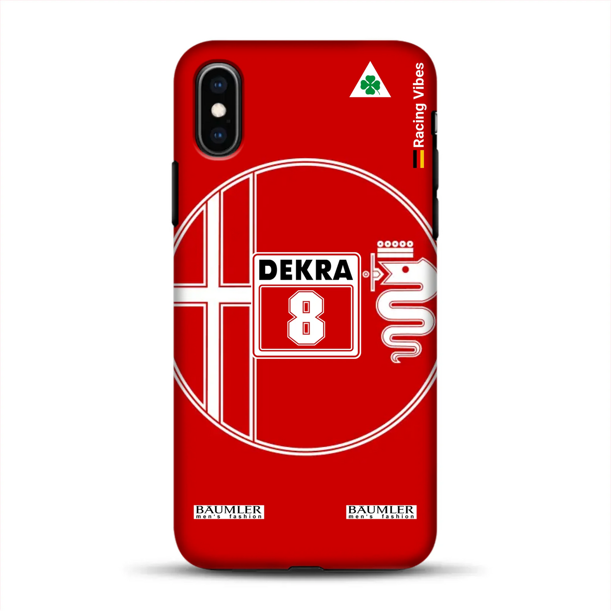 155 V6 TI #8 Larini DTM Champion 1993 Livery - Individuelle Premium Hülle für iPhone