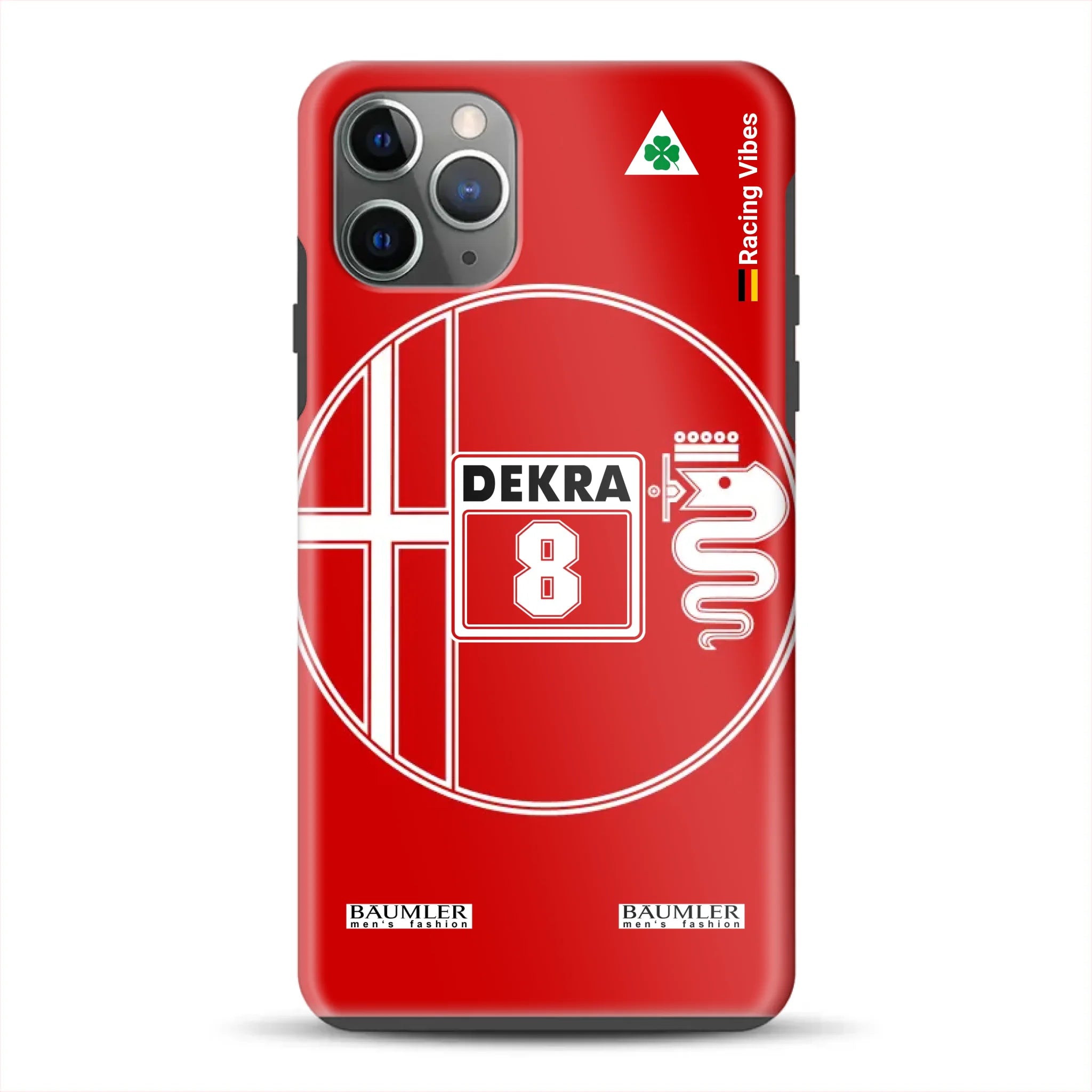 155 V6 TI #8 Larini DTM Champion 1993 Livery – Custodia premium personalizzata per iPhone