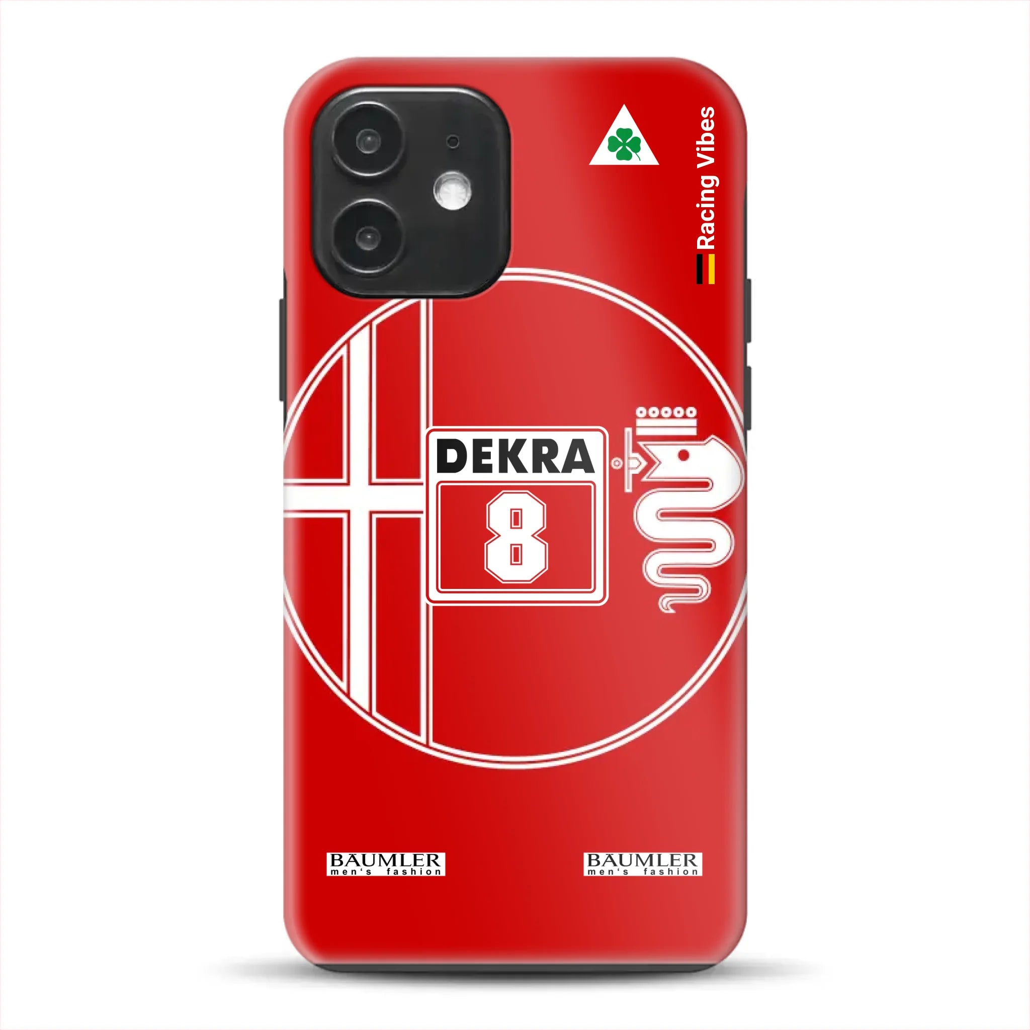 155 V6 TI #8 Larini DTM Champion 1993 Livery – Custodia premium personalizzata per iPhone