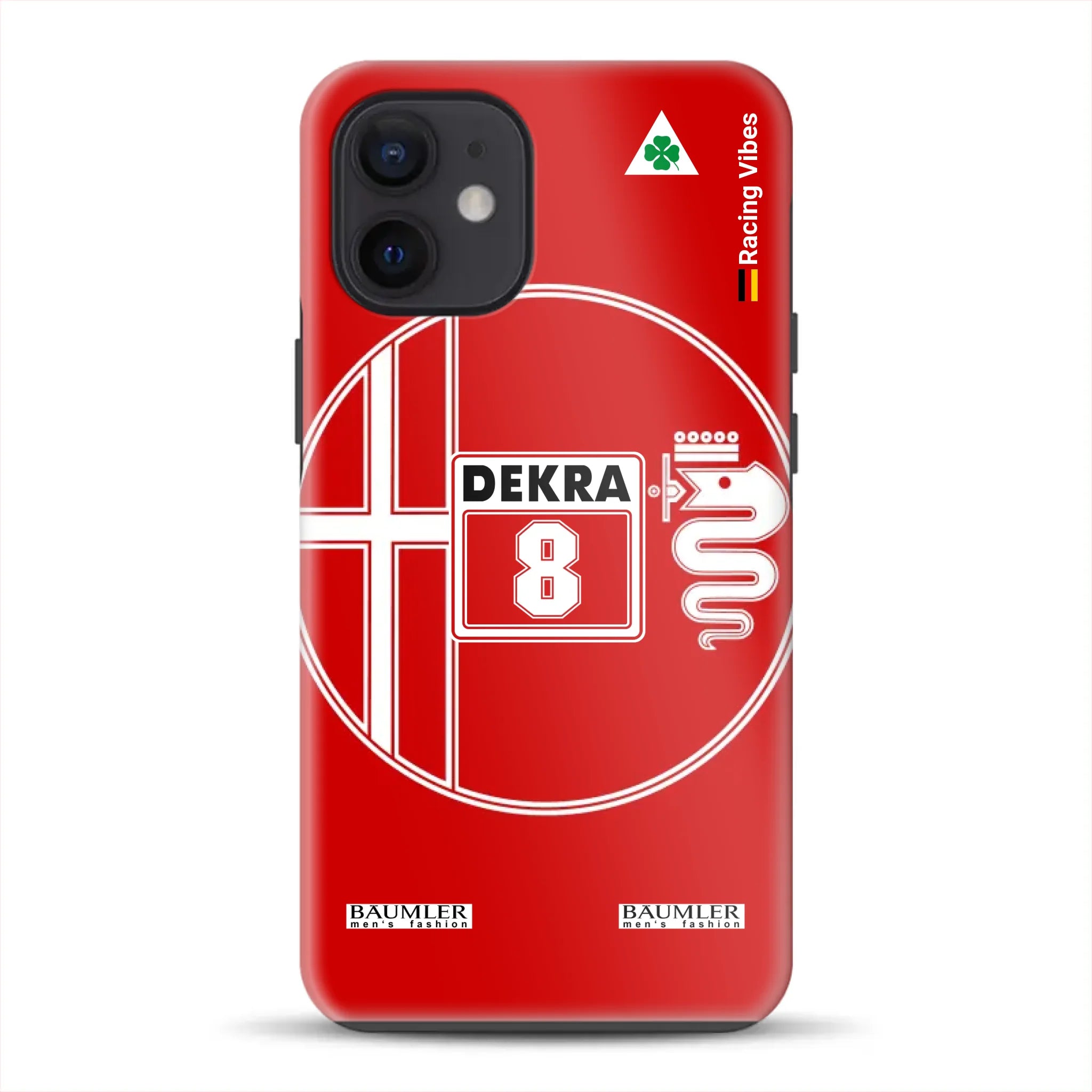 155 V6 TI #8 Larini DTM Champion 1993 Livery – Custodia premium personalizzata per iPhone