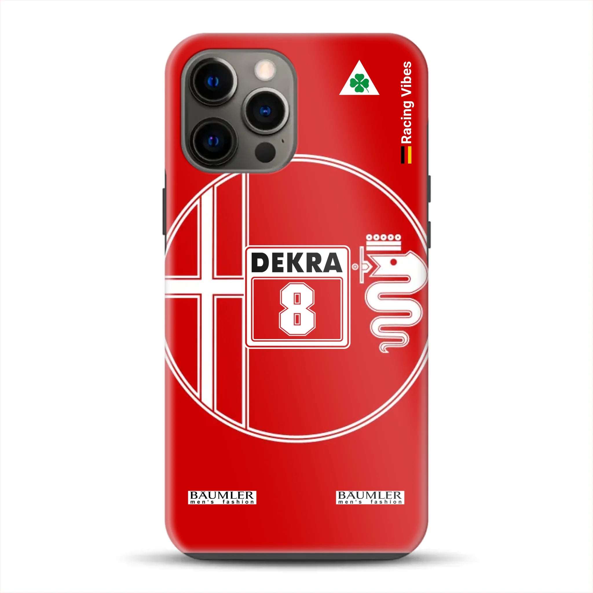 155 V6 TI #8 Larini DTM Champion 1993 Livery – Custodia premium personalizzata per iPhone