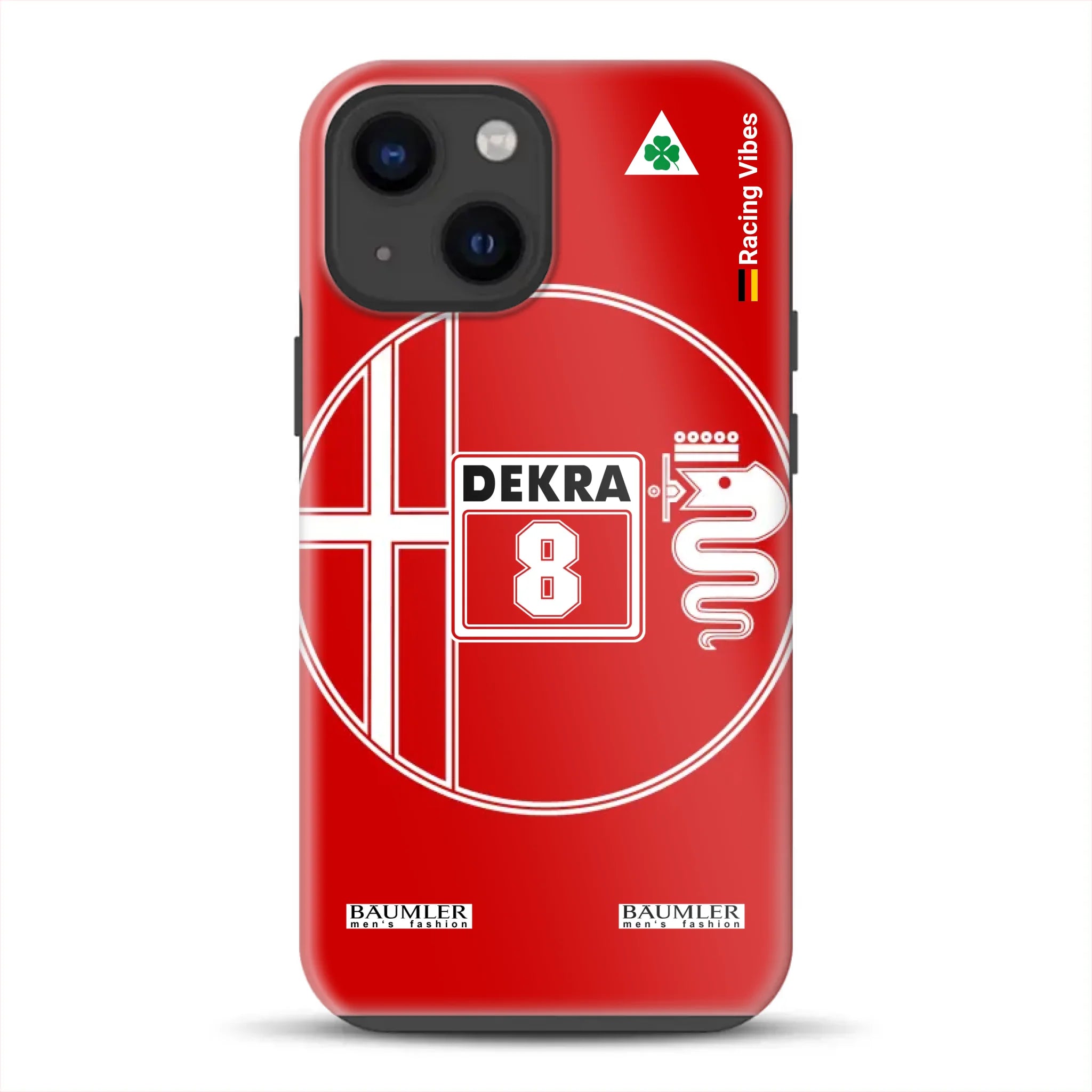 155 V6 TI #8 Larini DTM Champion 1993 Livery – Custodia premium personalizzata per iPhone