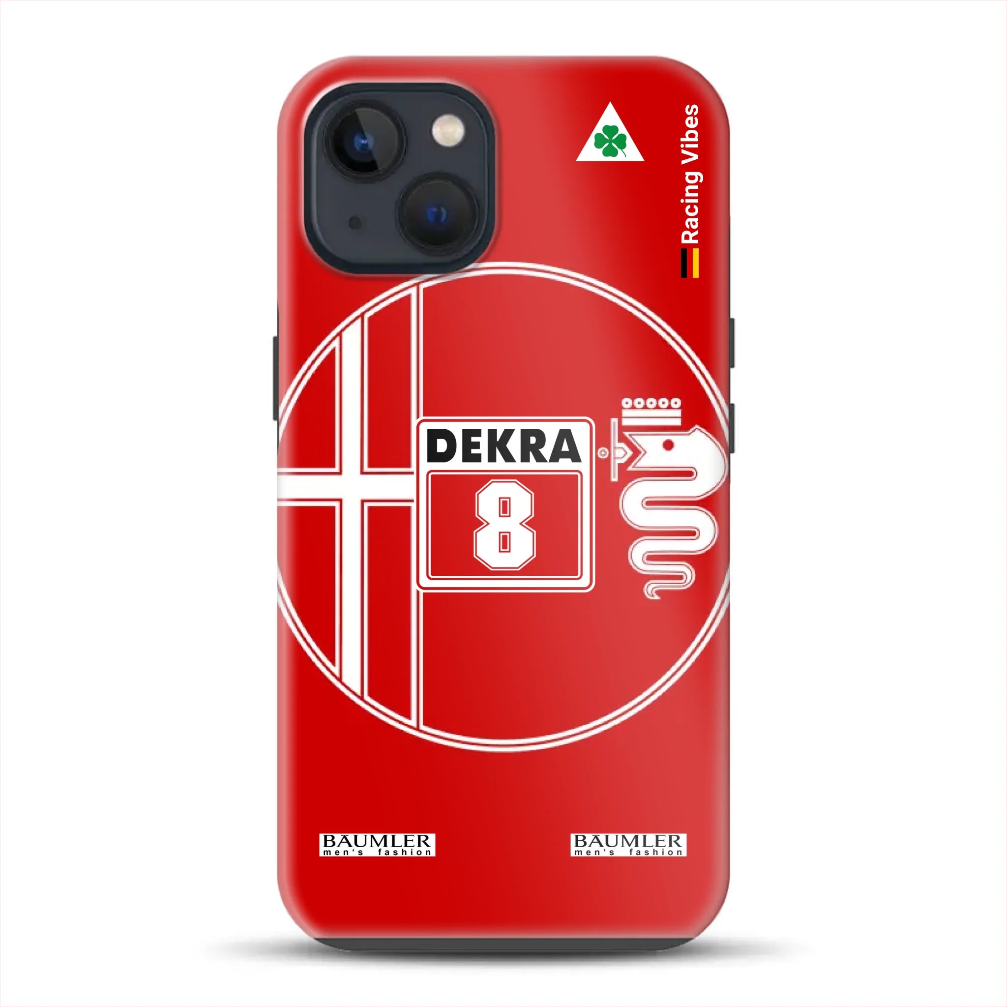 155 V6 TI #8 Larini DTM Champion 1993 Livery – Custodia premium personalizzata per iPhone