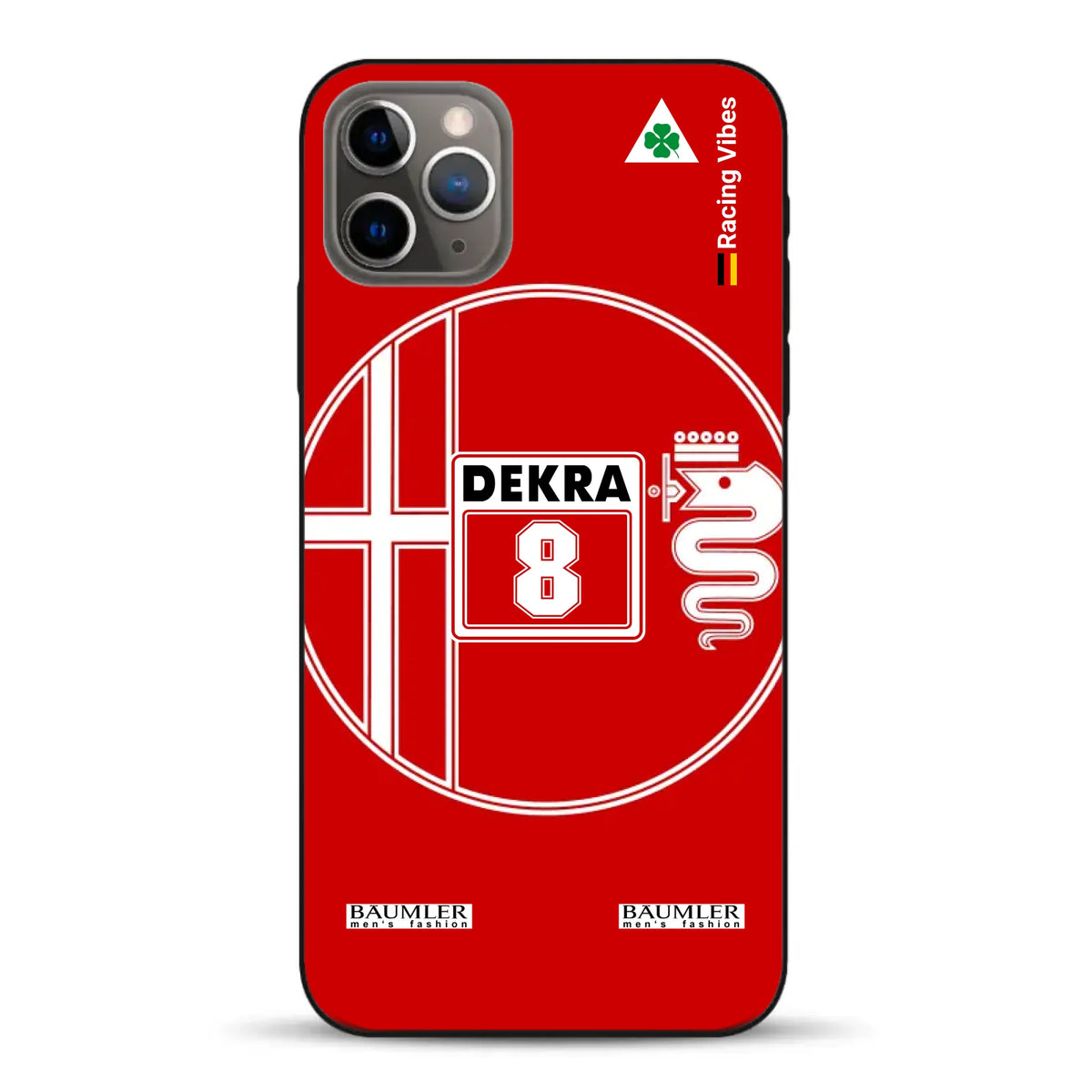 155 V6 TI #8 Larini DTM Champion 1993 Livery - Custodia per cellulare personalizzata per iPhone