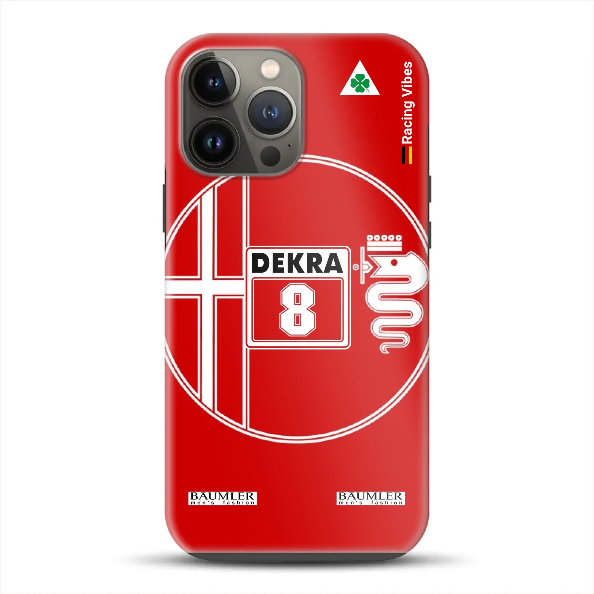 155 V6 TI #8 Larini DTM Champion 1993 Livery – Custodia premium personalizzata per iPhone