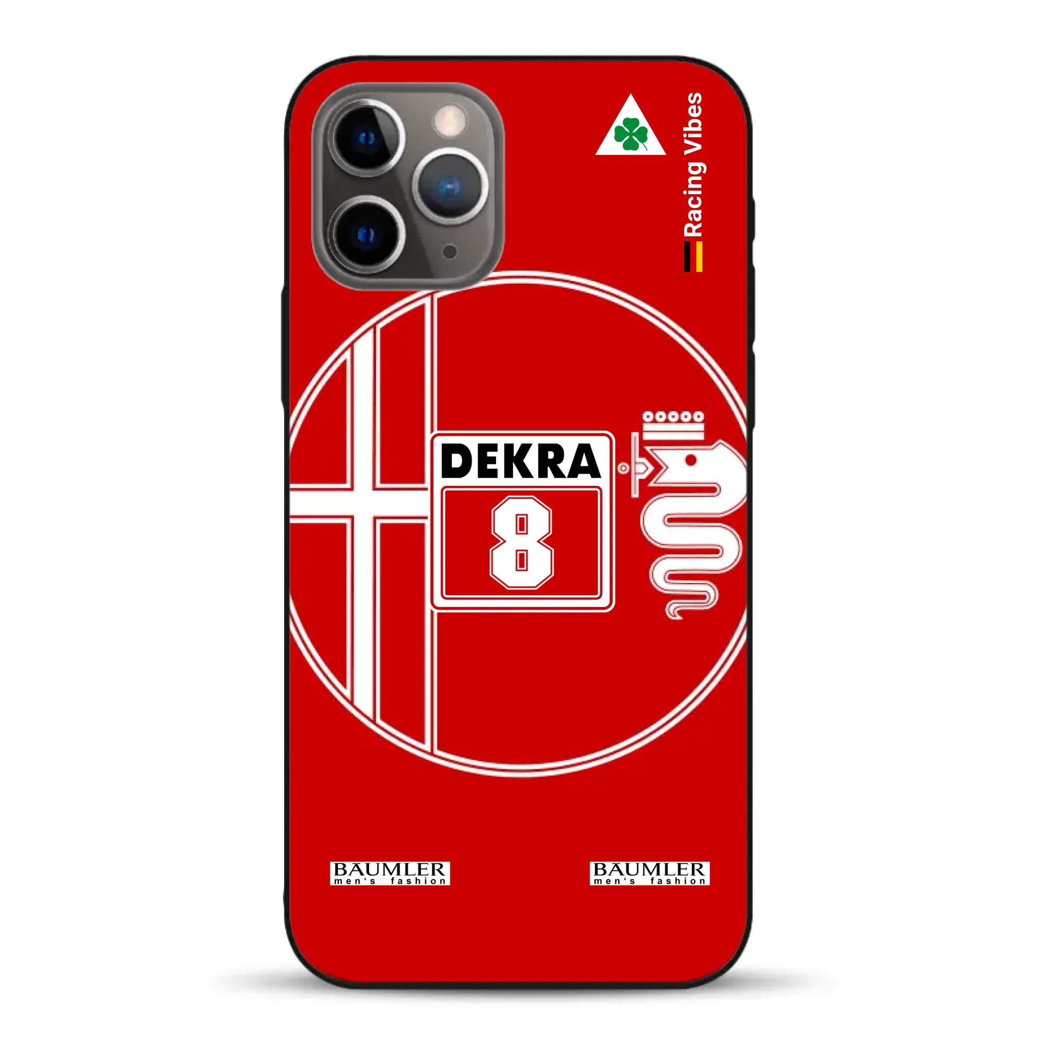 155 V6 TI #8 Larini DTM Champion 1993 Livery - Custodia per cellulare personalizzata per iPhone