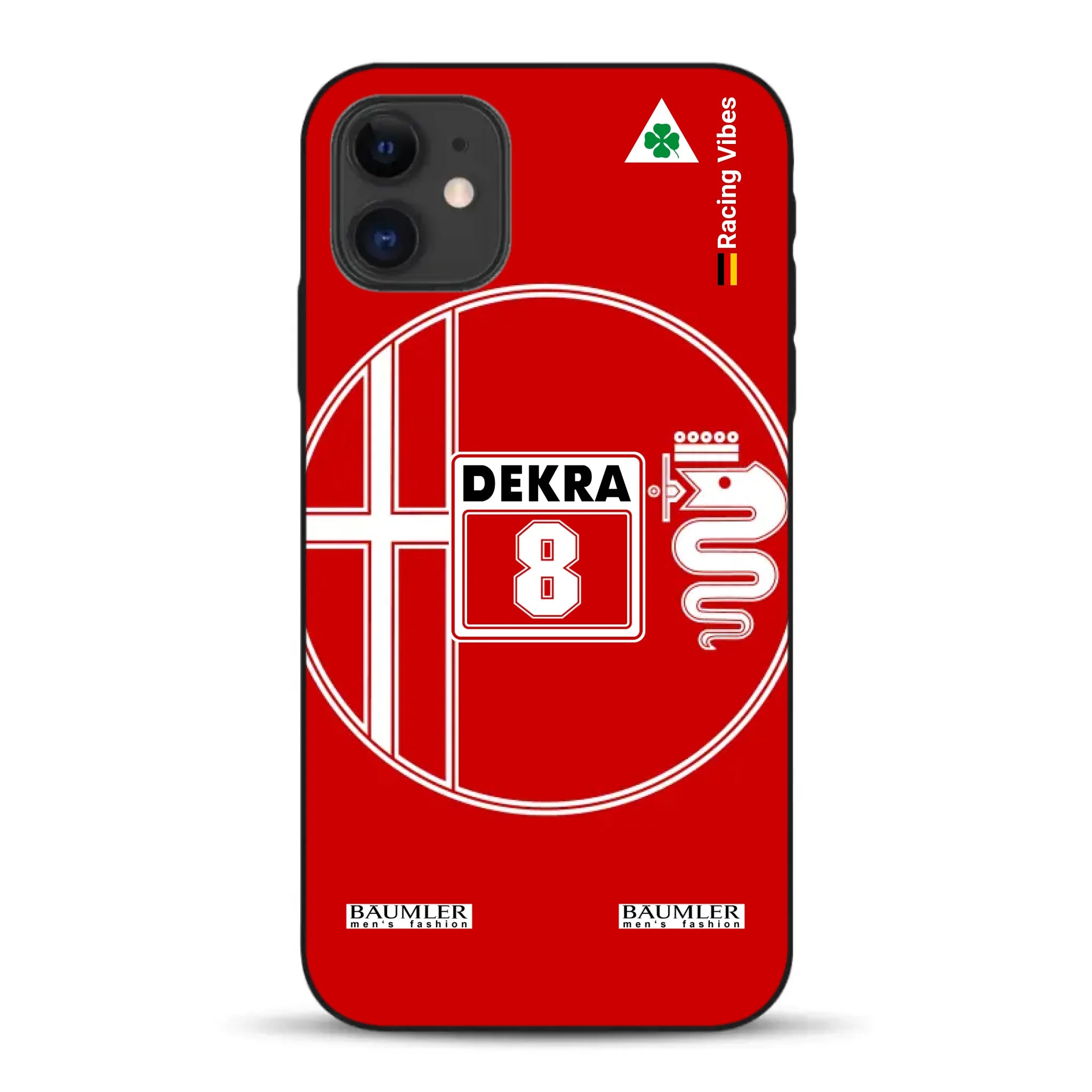 155 V6 TI #8 Larini DTM Champion 1993 Livery - Custodia per cellulare personalizzata per iPhone