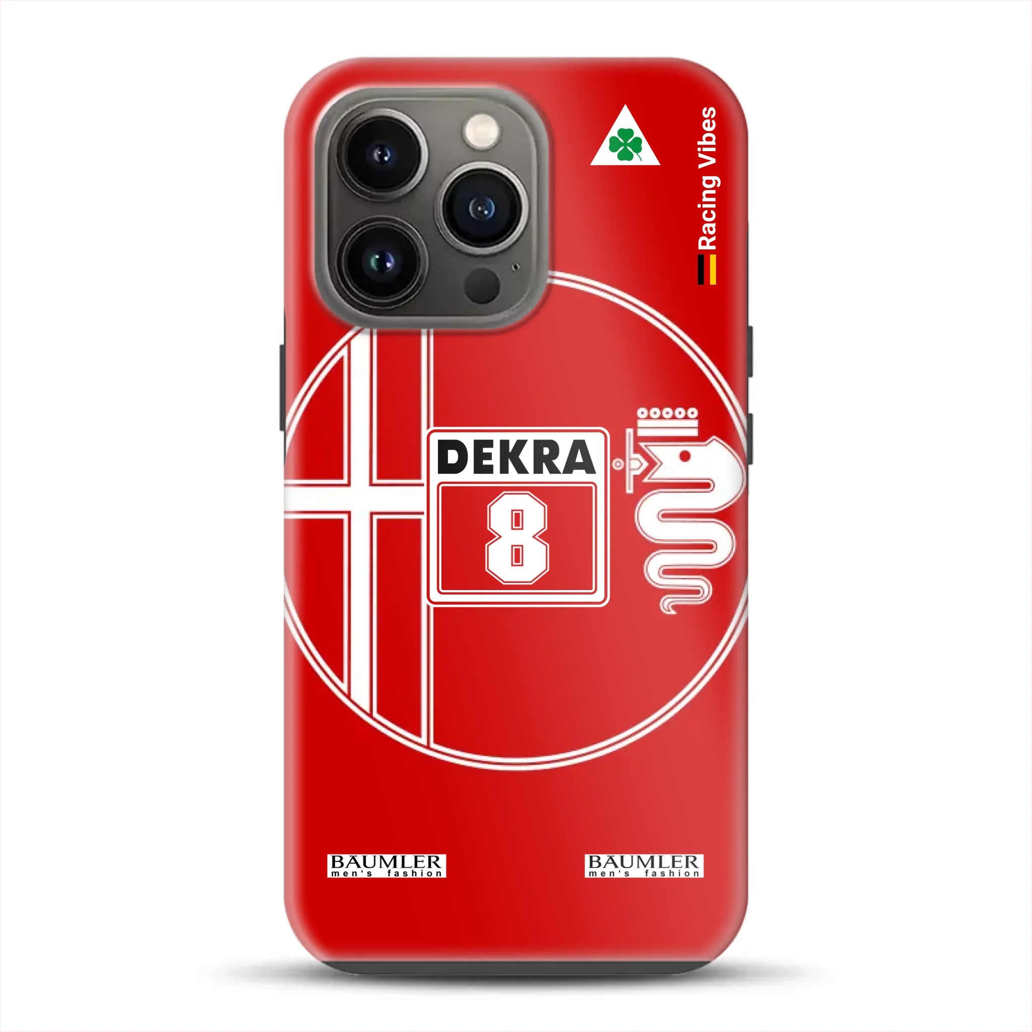 155 V6 TI #8 Larini DTM Champion 1993 Livery – Custodia premium personalizzata per iPhone