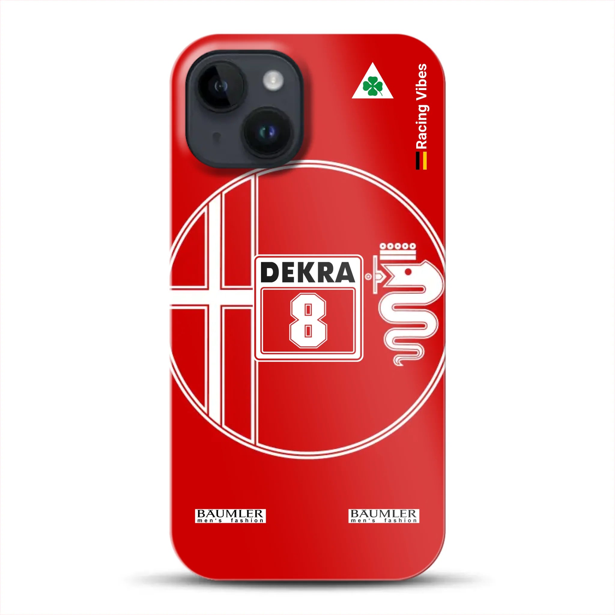 155 V6 TI #8 Larini DTM Champion 1993 Livery – Custodia premium personalizzata per iPhone