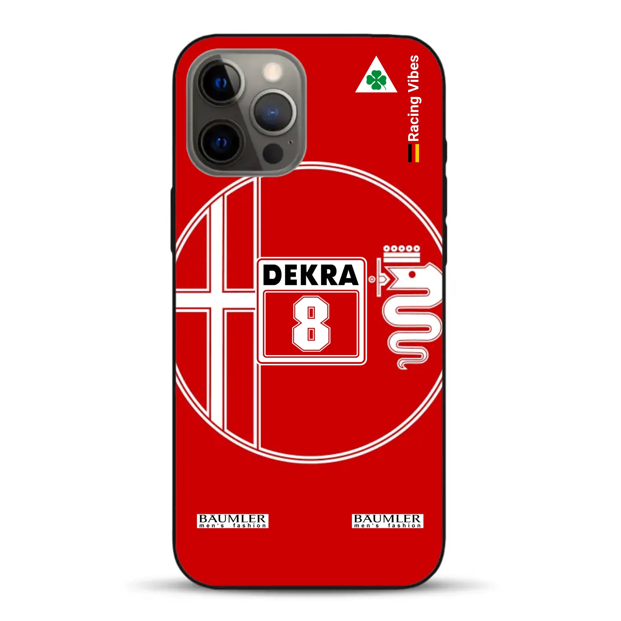 155 V6 TI #8 Larini DTM Champion 1993 Livery - Custodia per cellulare personalizzata per iPhone